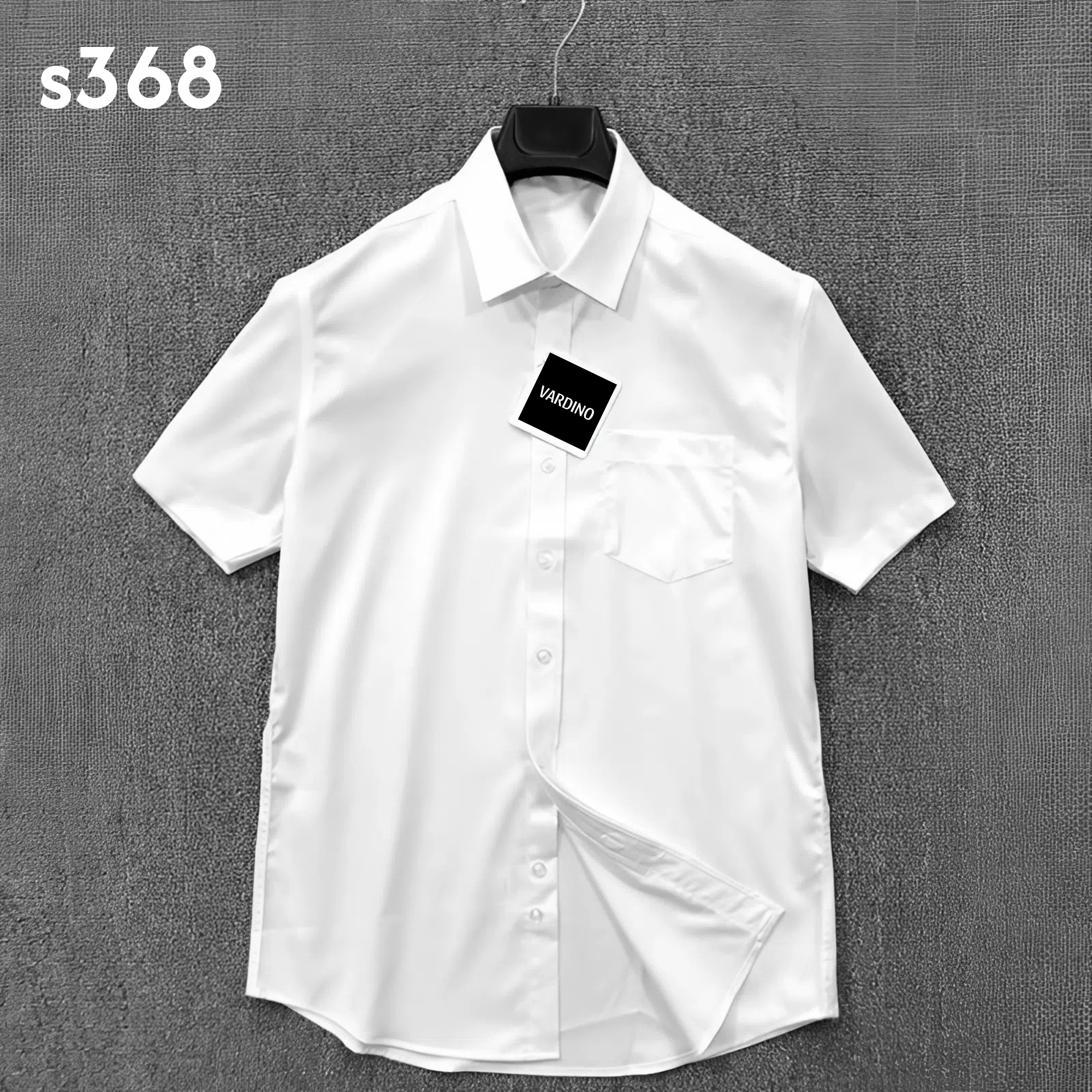 Sơ mi trắng ngắn tay Vardino s368_thumbnail_2