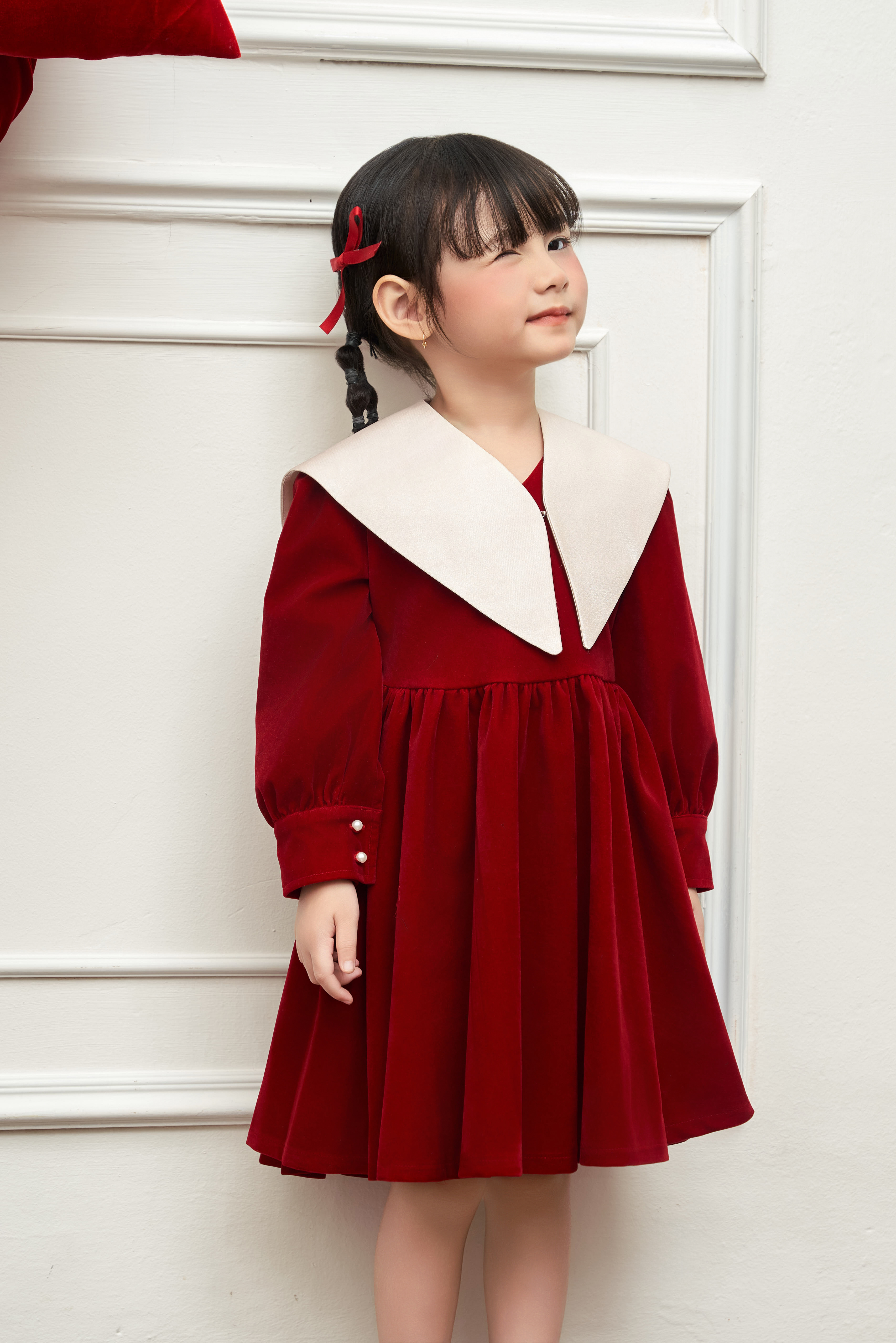 Váy nhung phối cổ rời_thumbnail_1