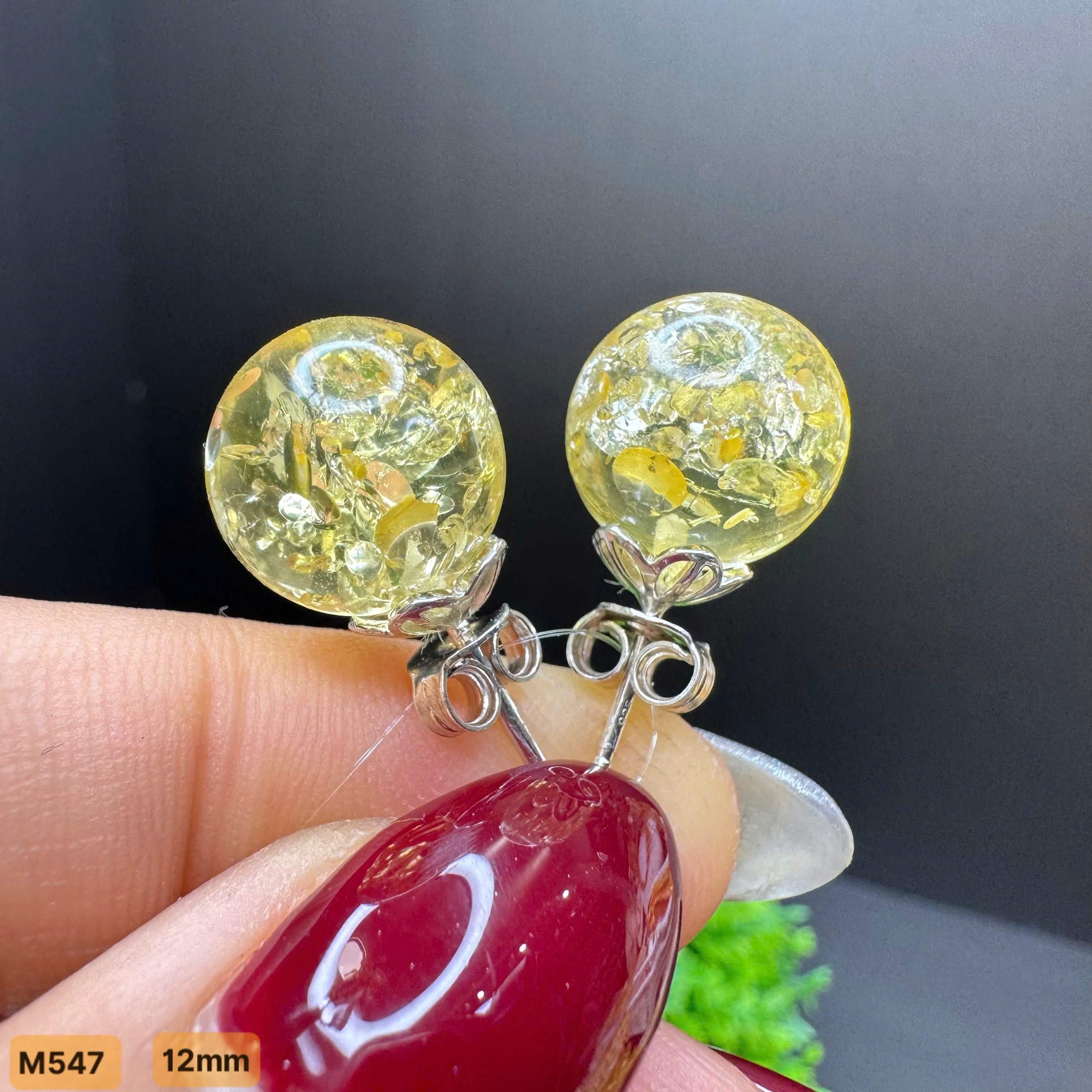 Hoa Tai Nụ Nở Hoa 12mm - M547