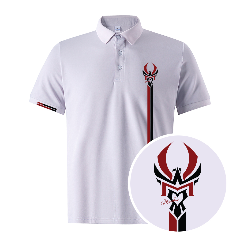 Áo polo nam form vừa 1866 Miucho Iconic vải cá sấu đứng form thoáng mát in artwork_thumbnail_2