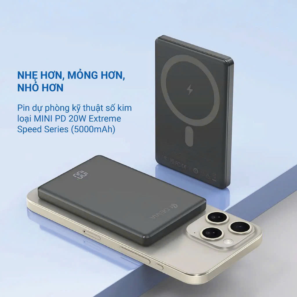 Sạc dự phòng Devia - EP190 (5000mah)