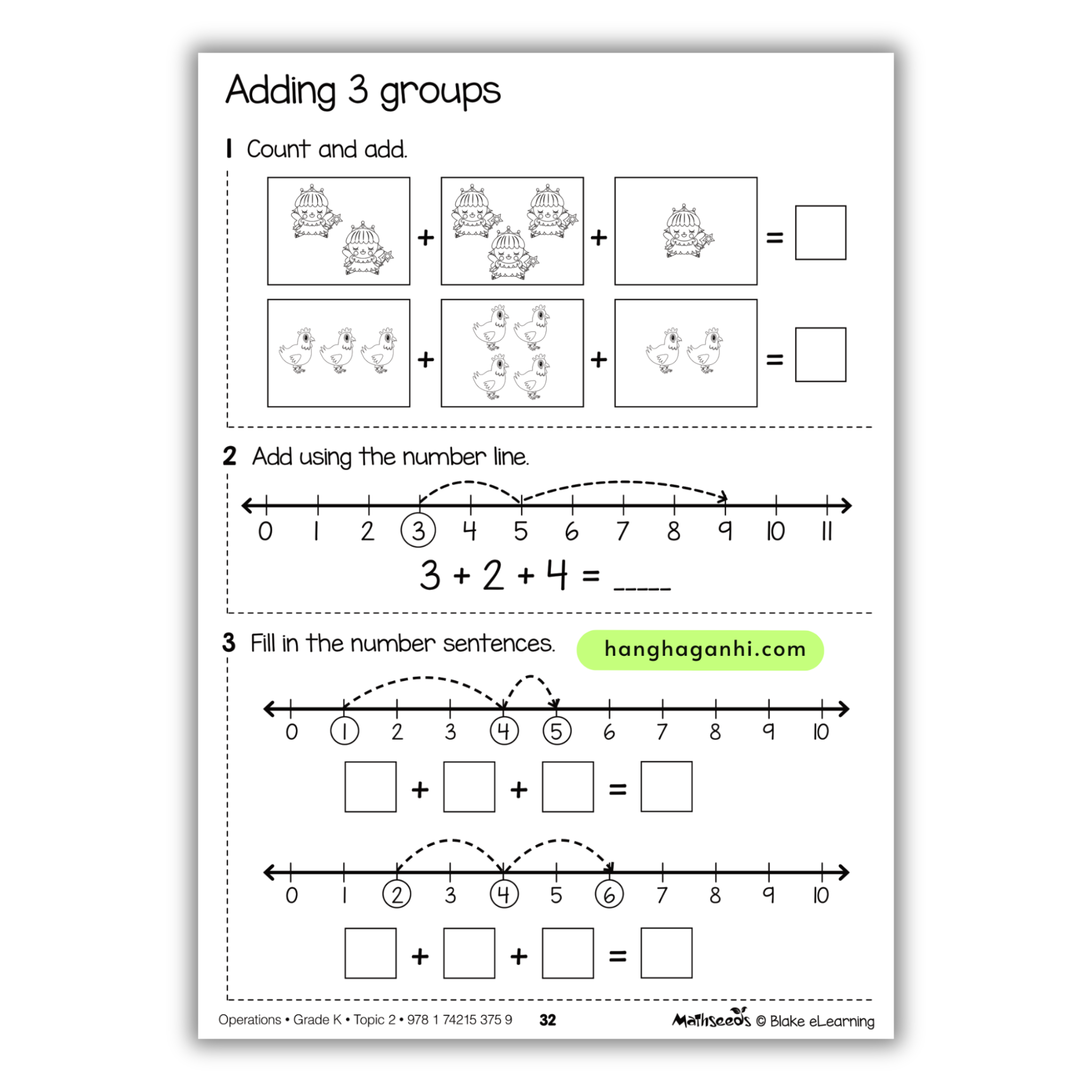 Reading Eggs Operations Grade K, Sách Toán học, tìm quy luật cho bé mầm non Tiếng Anh_thumbnail_3