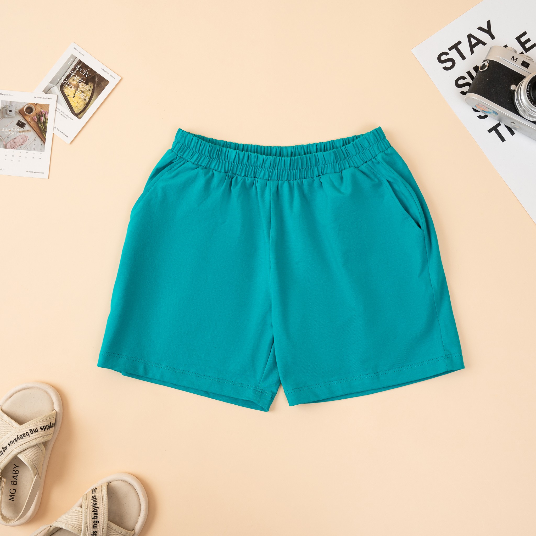 Quần đùi cho bé gái và bé trai chất cotton - Quần đùi cho bé cân nặng từ 15-40kg Loza Kids QT7003_thumbnail_1