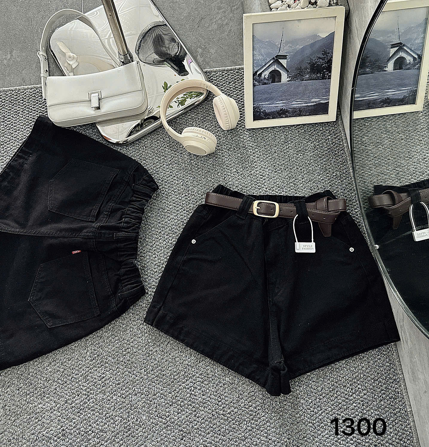 Quần short jean kaki lưng thun bigsize QSJ1300-1 dành cho nàng bigsize từ 55-90kg_thumbnail_5