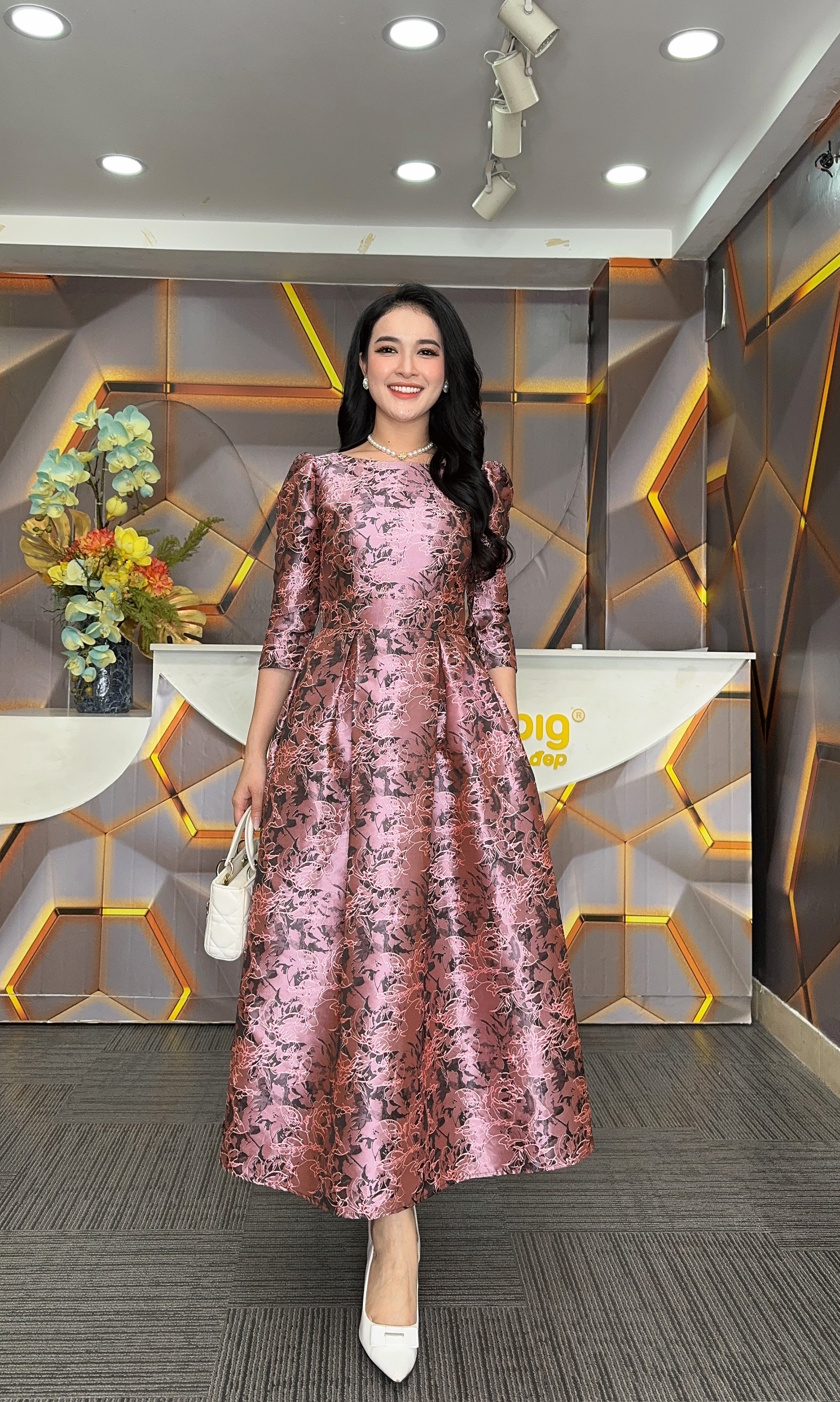 Đầm xòe - Y1371 - Thương hiệu Zonbig