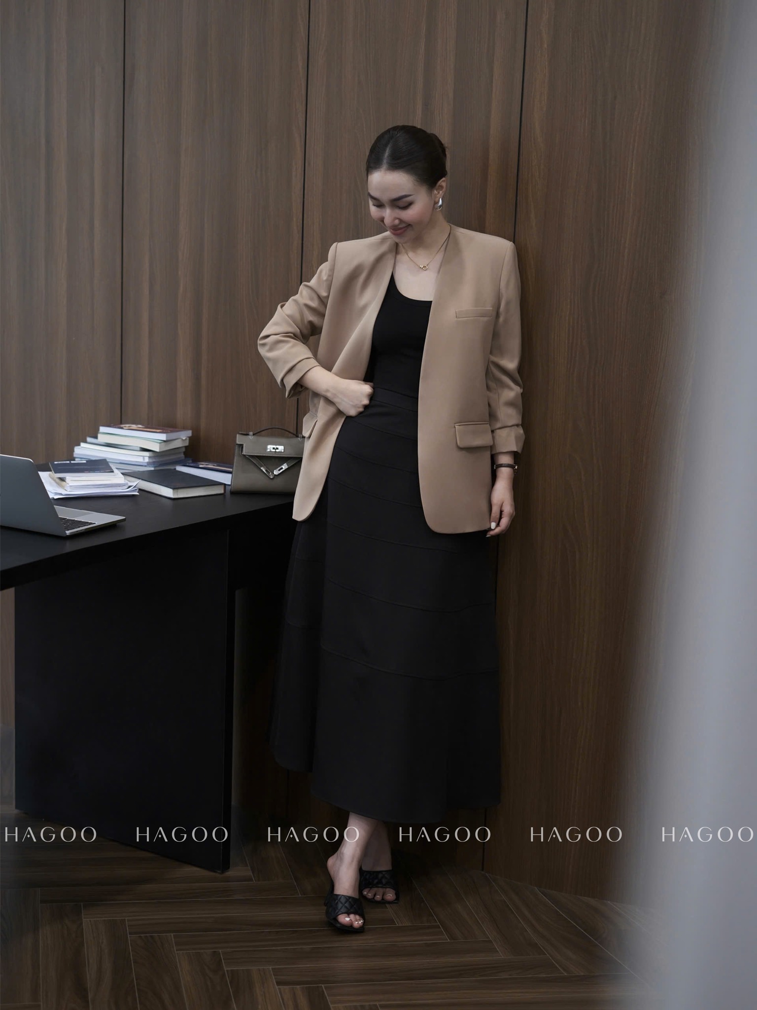 Áo Blazer không ve 4 màu HAGOO_thumbnail_19