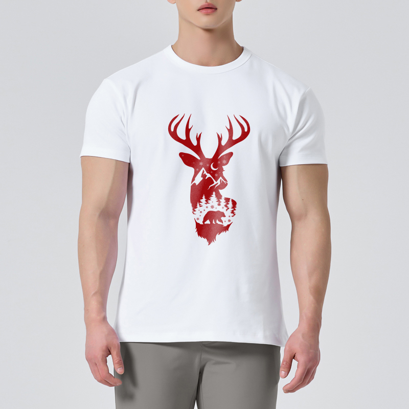 Áo phông nam giáng sinh noel form rộng cổ tròn vải cotton thoáng mát 1792 Miucho Iconic in artwork_thumbnail_10