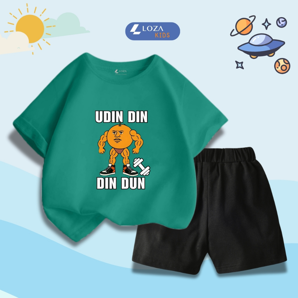 Bộ đồ bé trai in hình 'UDIN DIN DIN DUN' - Loza Kids SB414_thumbnail_2