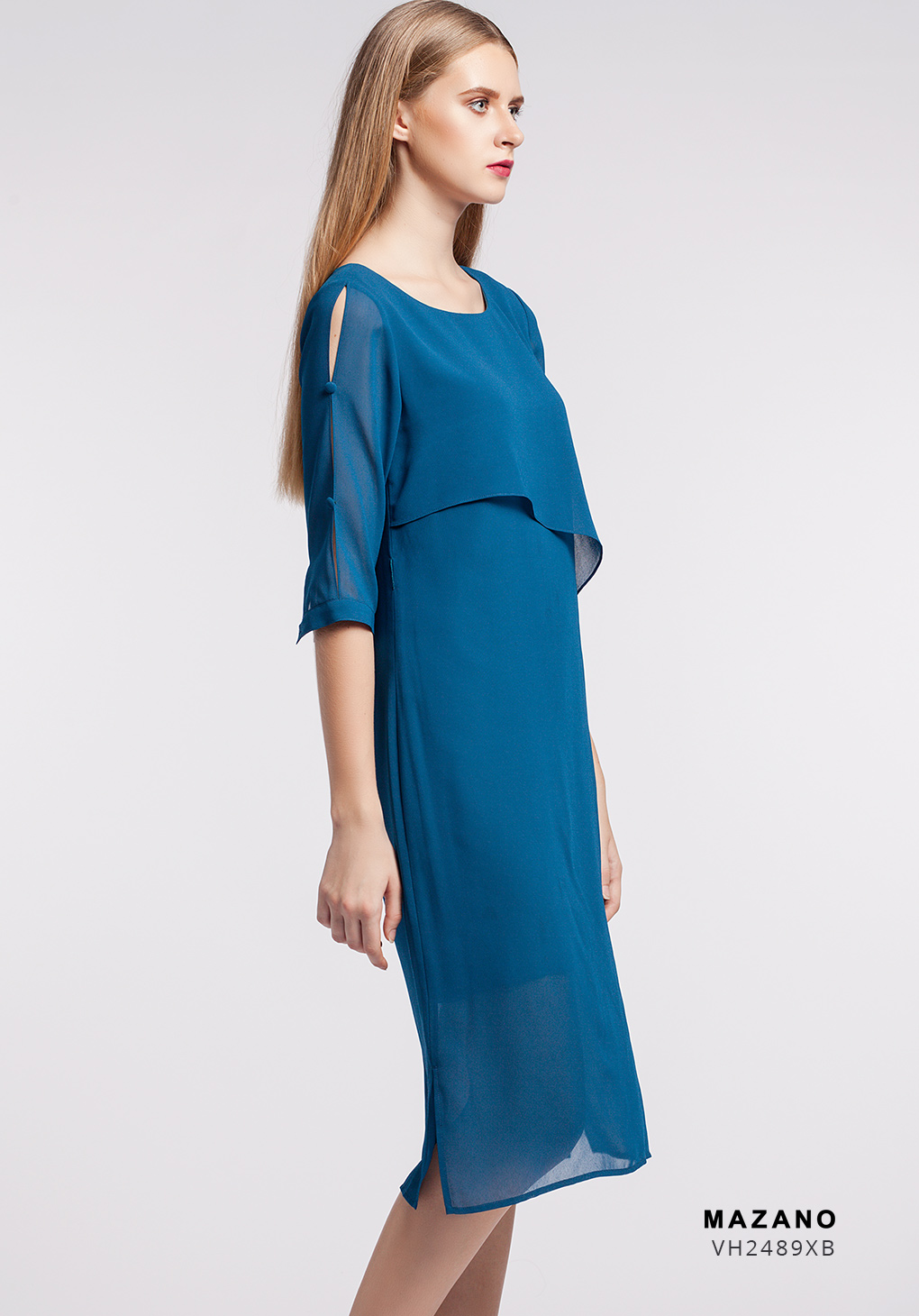 Váy xanh thân ôm tay lỡ_thumbnail_3