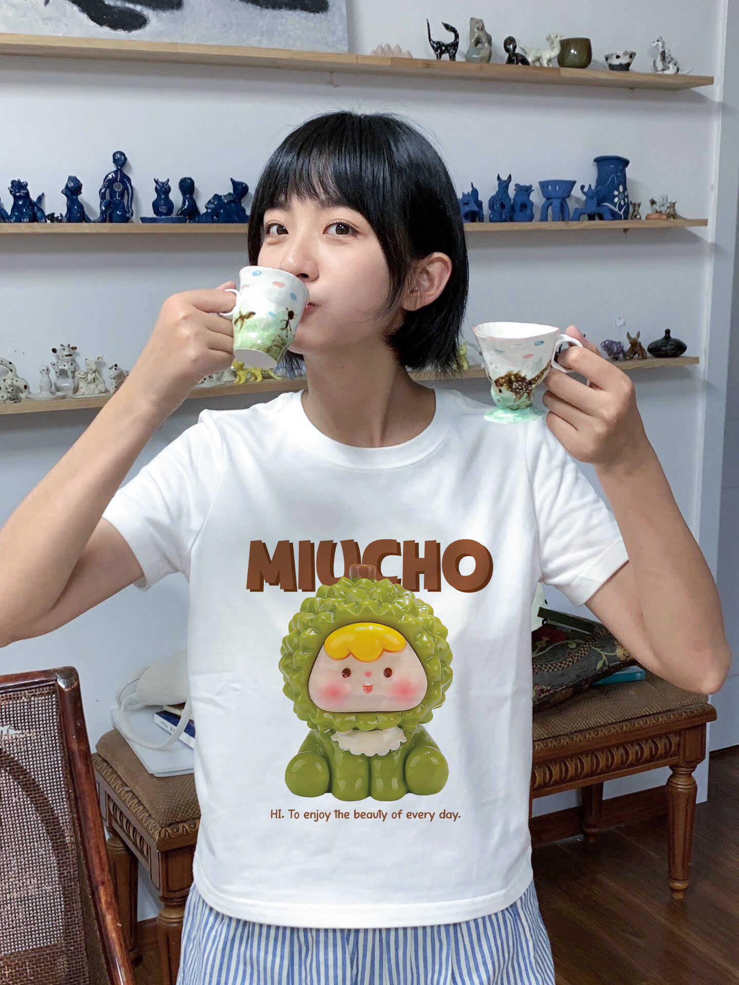 Áo baby tee in hoạt hình dễ thương form ôm ABD1567 Miucho vải cotton co giãn thoải mái cổ tròn in mix_thumbnail_2