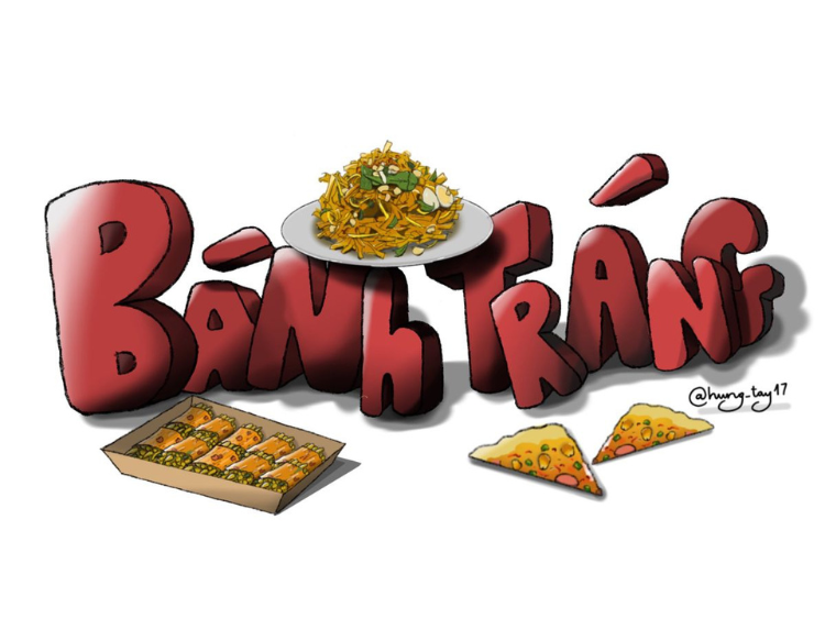 Bánh Tráng Trộn thương vị truyền thống, phong cách hiện tại. Món ăn vặt trứ danh Sài Gòn