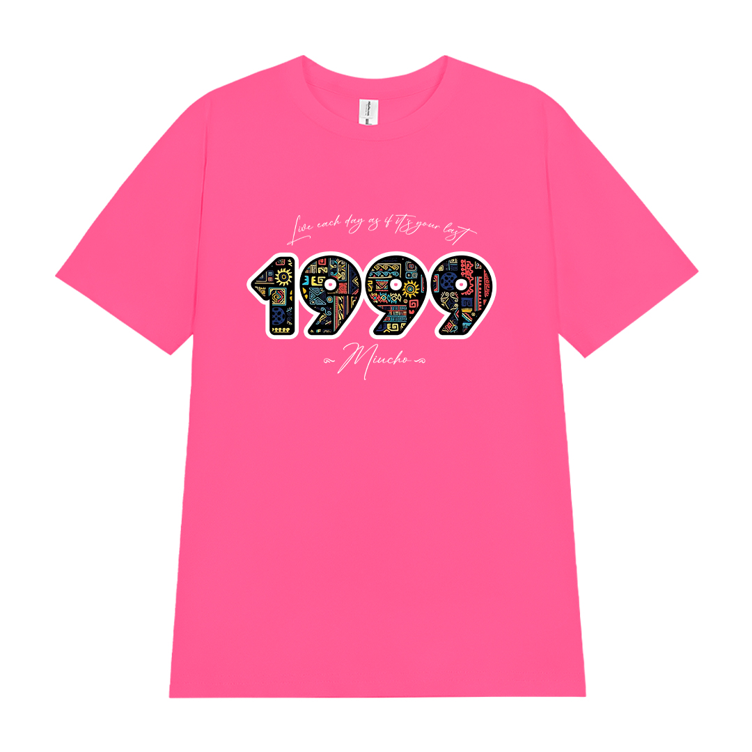 Áo thun nữ in năm sinh 1999 form vừa regular vải cotton 4c thoáng mát ARD1786 Miucho Chic in mix_thumbnail_10