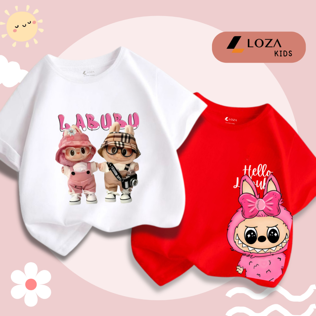 Áo thun bé gái in hình Labubu - Mã CA004_thumbnail_2