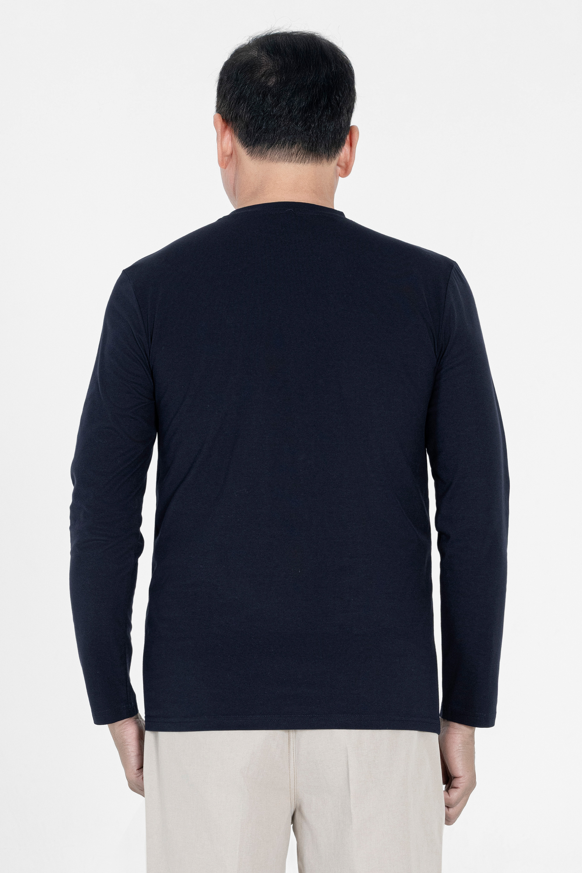 Áo Thun Dài Tay Cổ Tròn Trung Niên ANCHI Chất Liệu Cotton_thumbnail_14