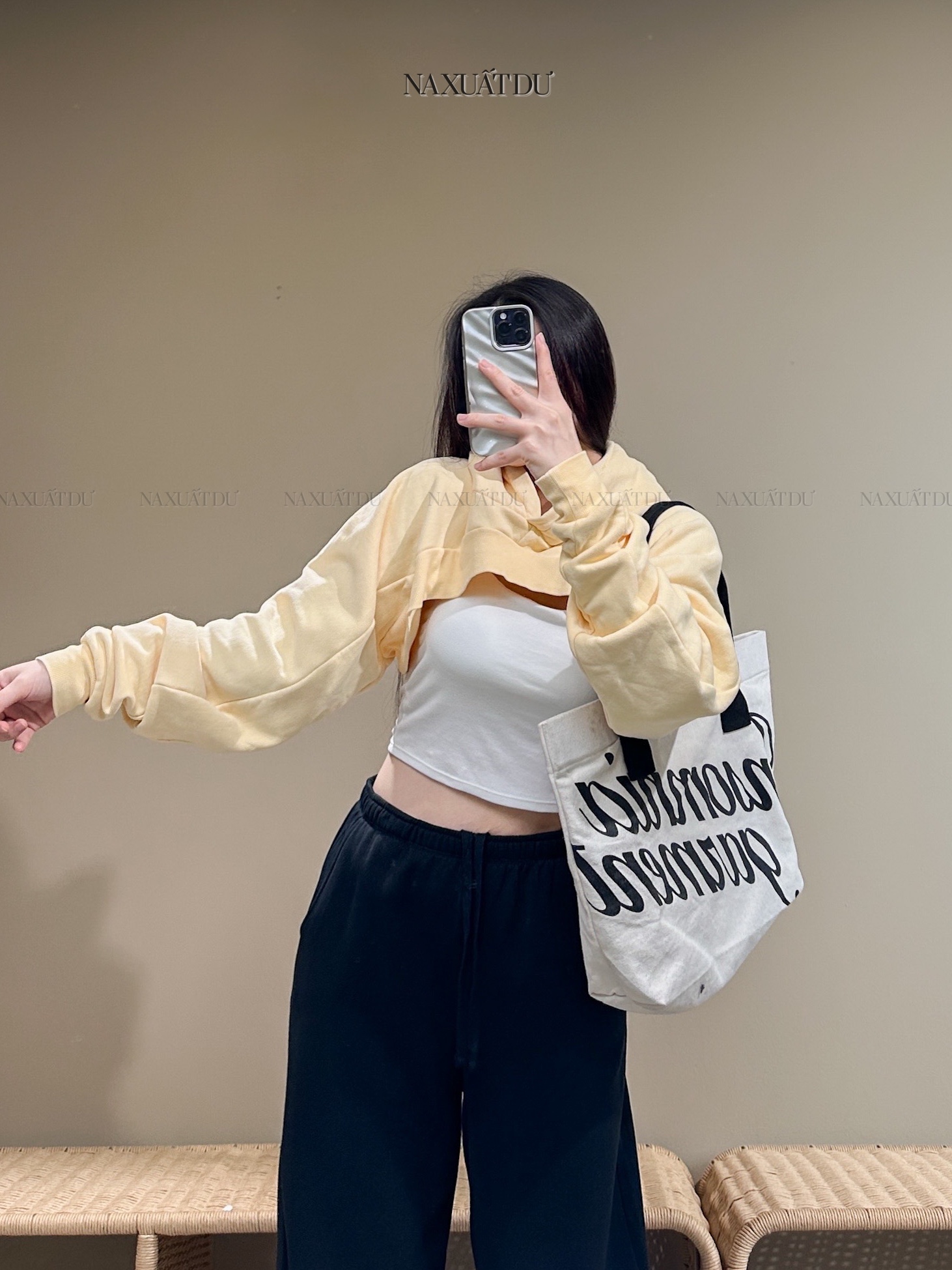 Áo crotop " 1st Position " - A750