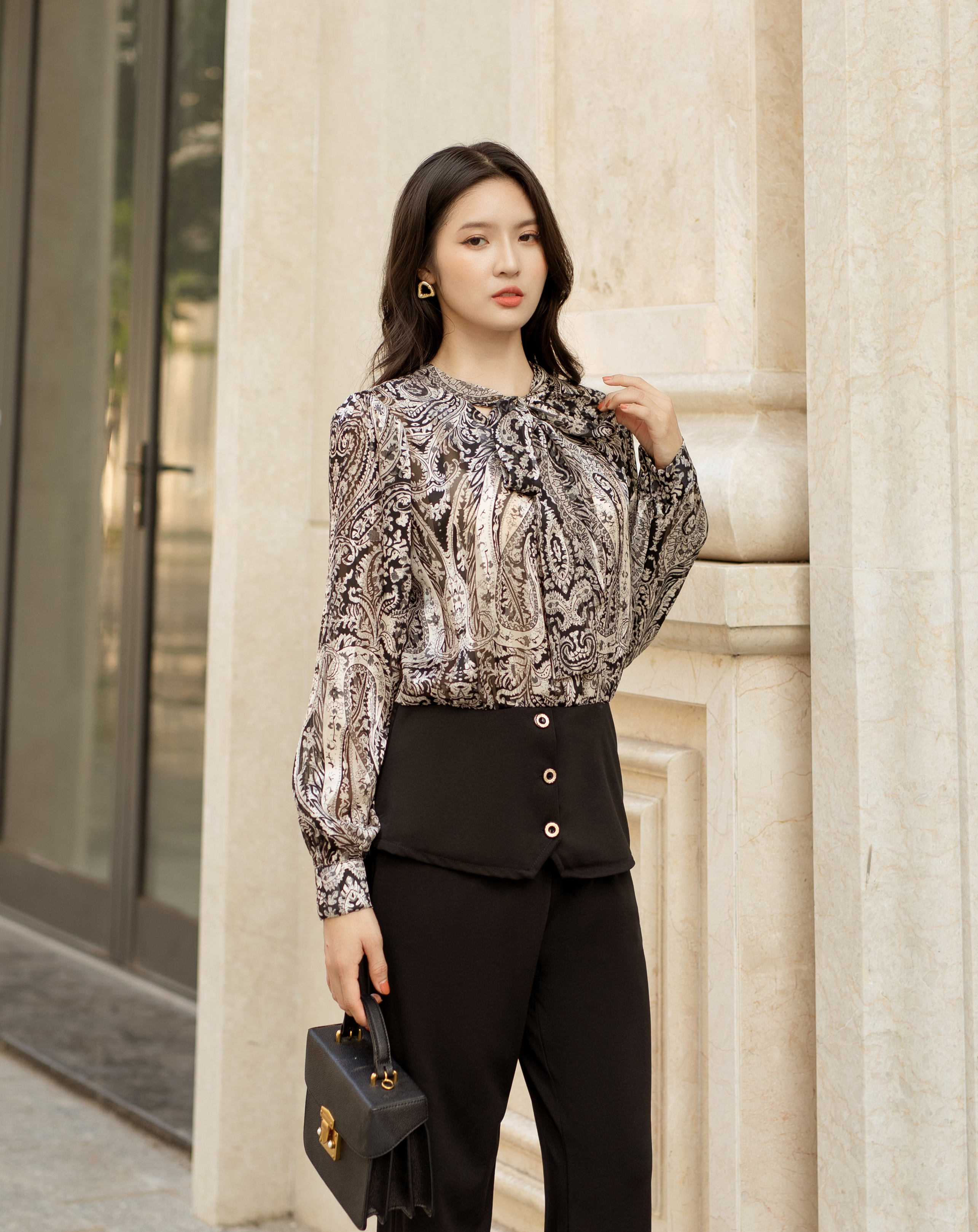 Set bộ quần dài ống loe áo tằm_thumbnail_4