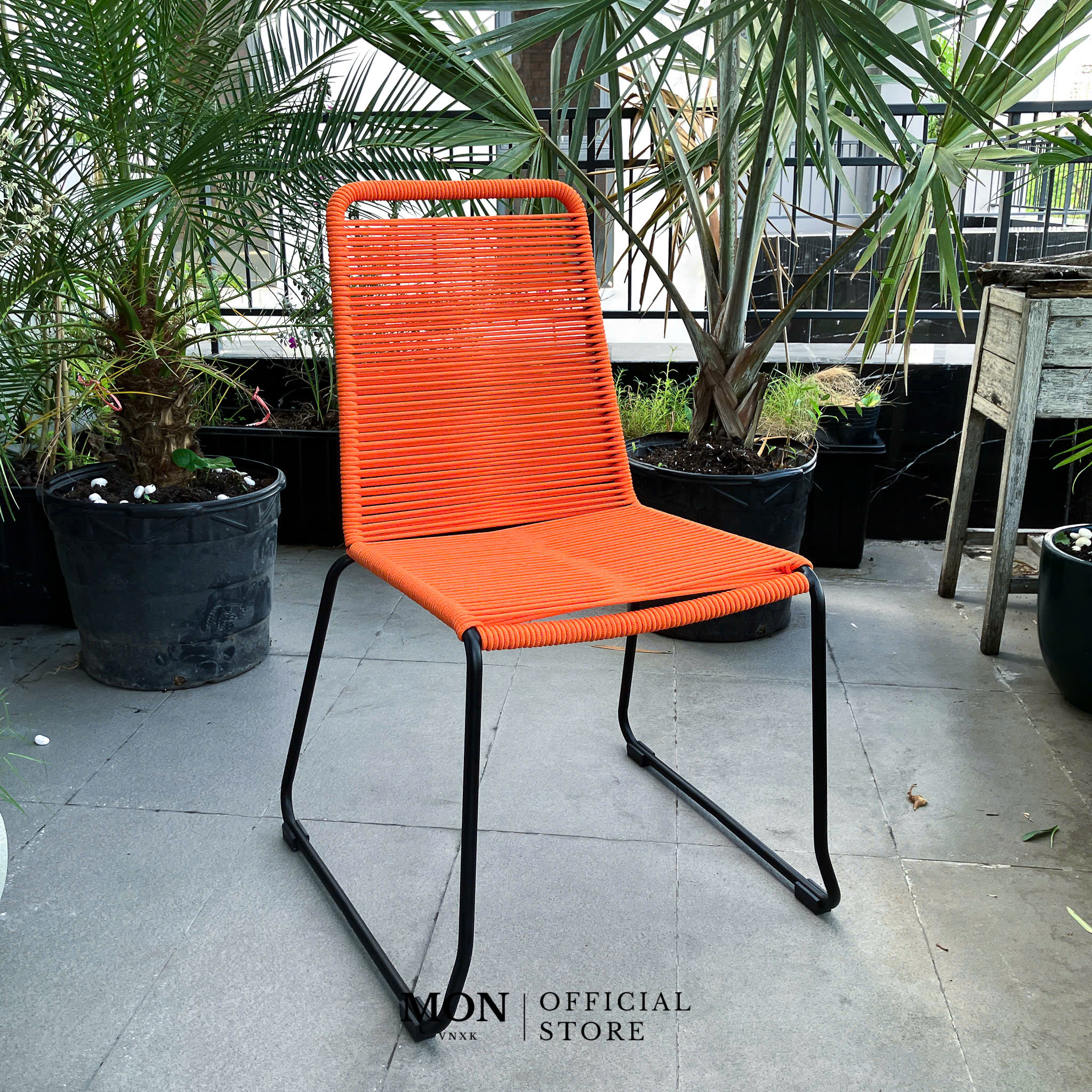 Ghế đan dây Pang Chair Modloft Carrot