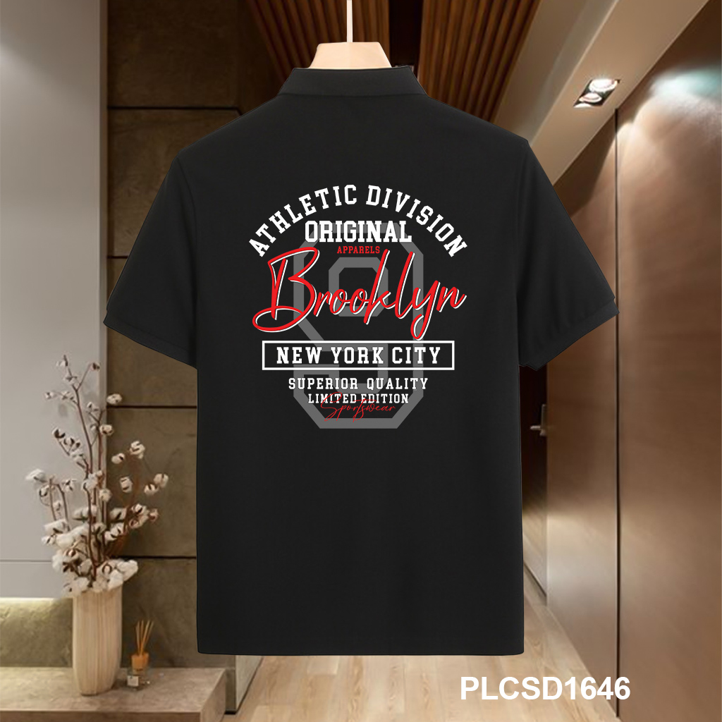 Áo polo nam form vừa vải cá sấu đứng form PLCSD1646 Miucho Iconic in typography_thumbnail_6