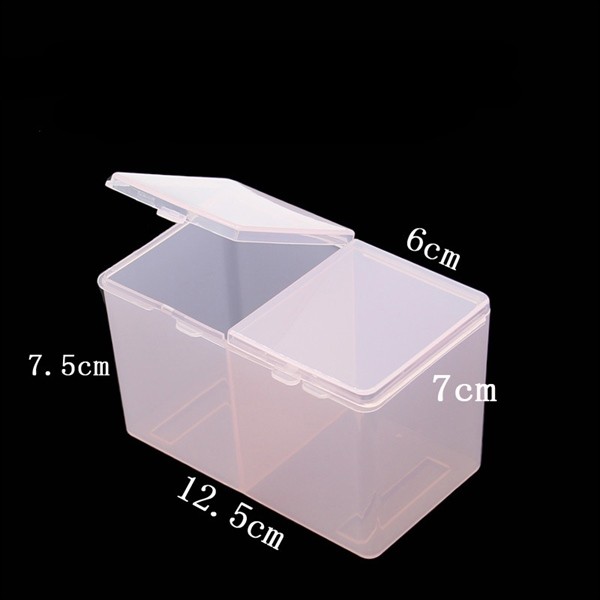 Hộp đựng giấy lau gel 2 ngăn - màu hồng