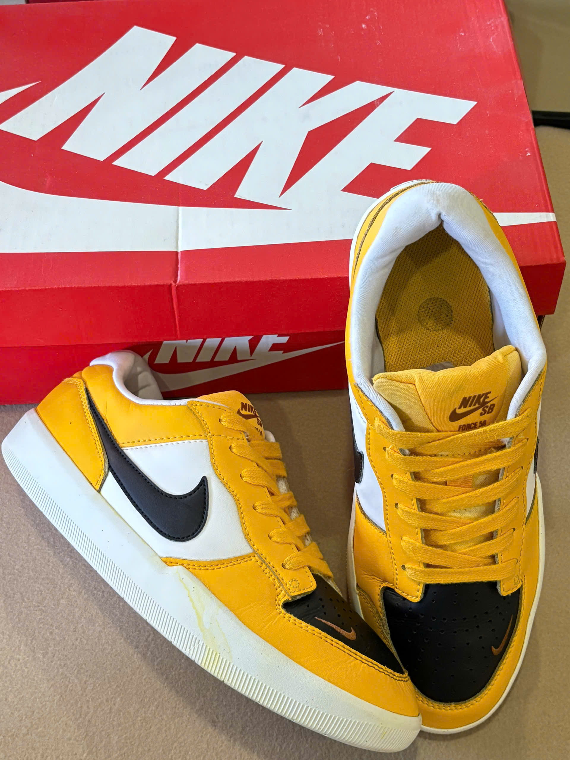 Nike SB Force 58 Premium Shoes University Gold, Black_thumbnail_1