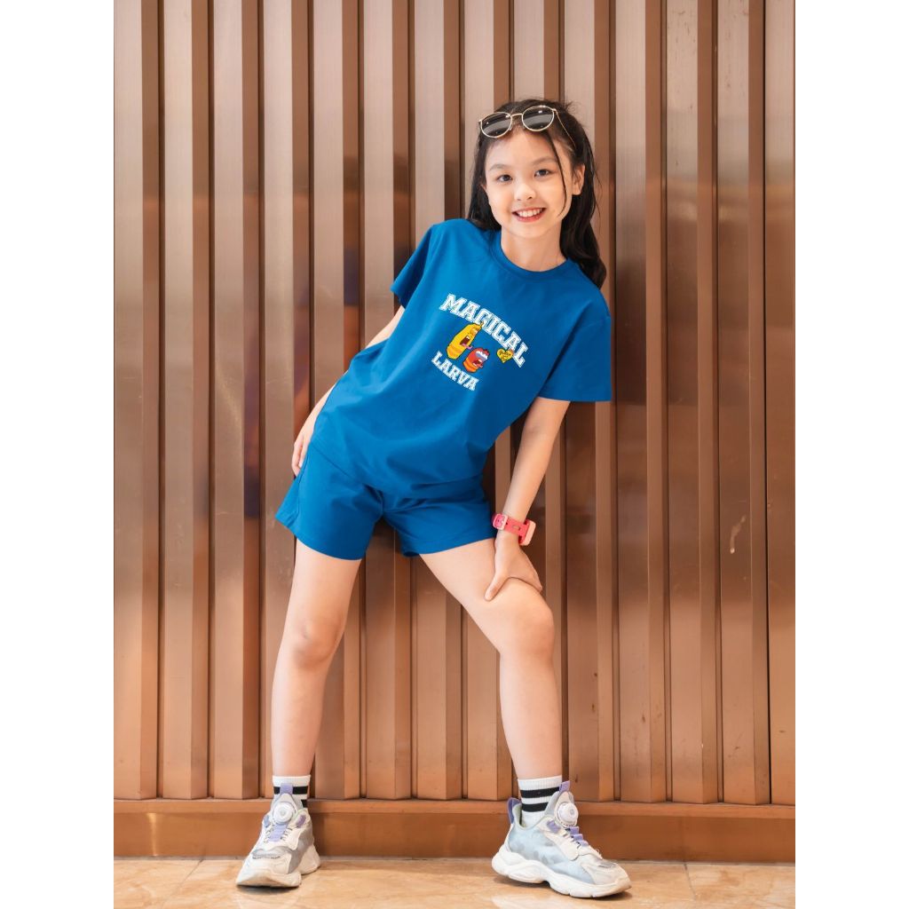 Bộ đồ bé gái in hình nhiều mẫu- Loza Kids BD003_thumbnail_0