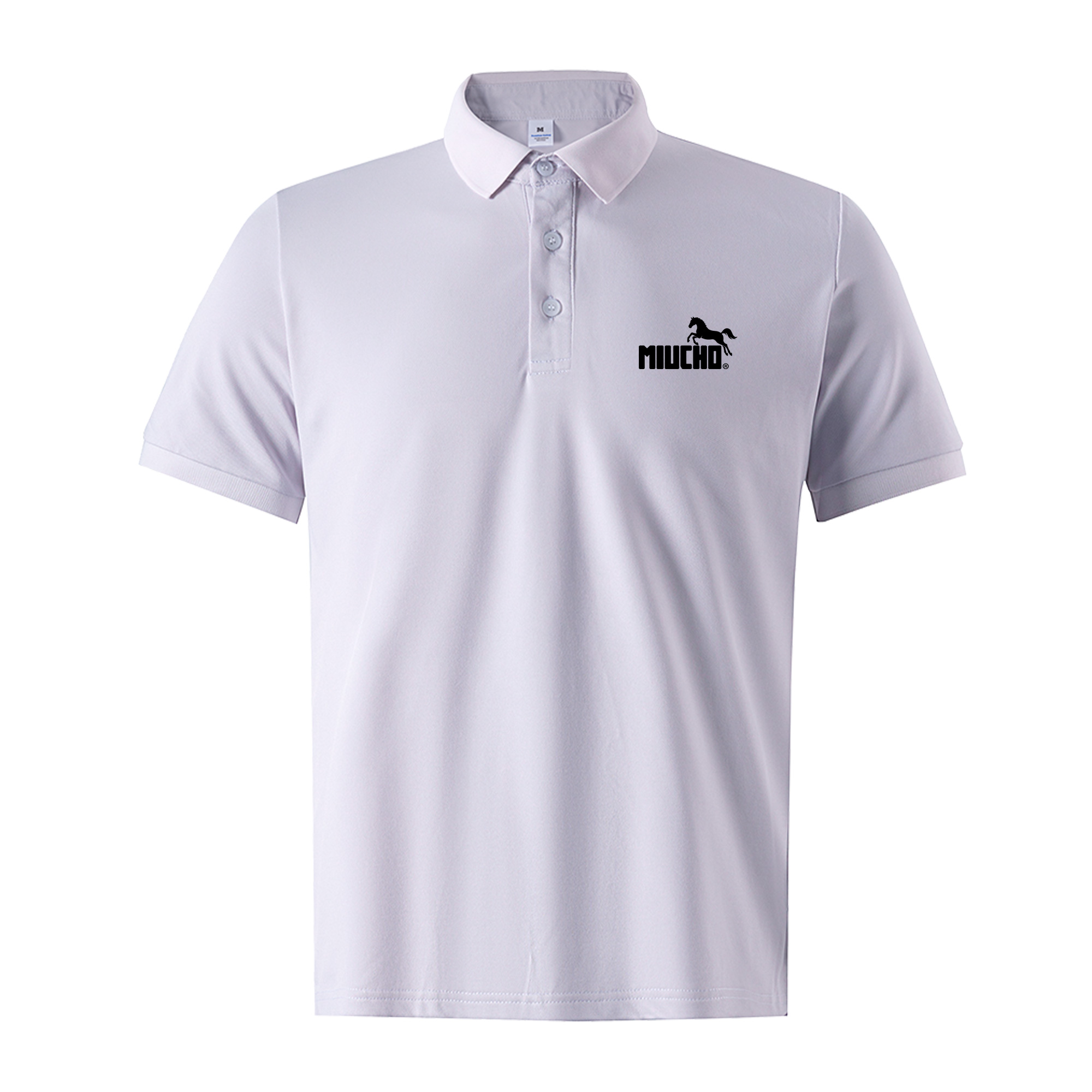 Áo polo nam trẻ trung form vừa 2263 Miucho Iconic vải cá sấu polyester co giãn thoáng mát in mix_thumbnail_10