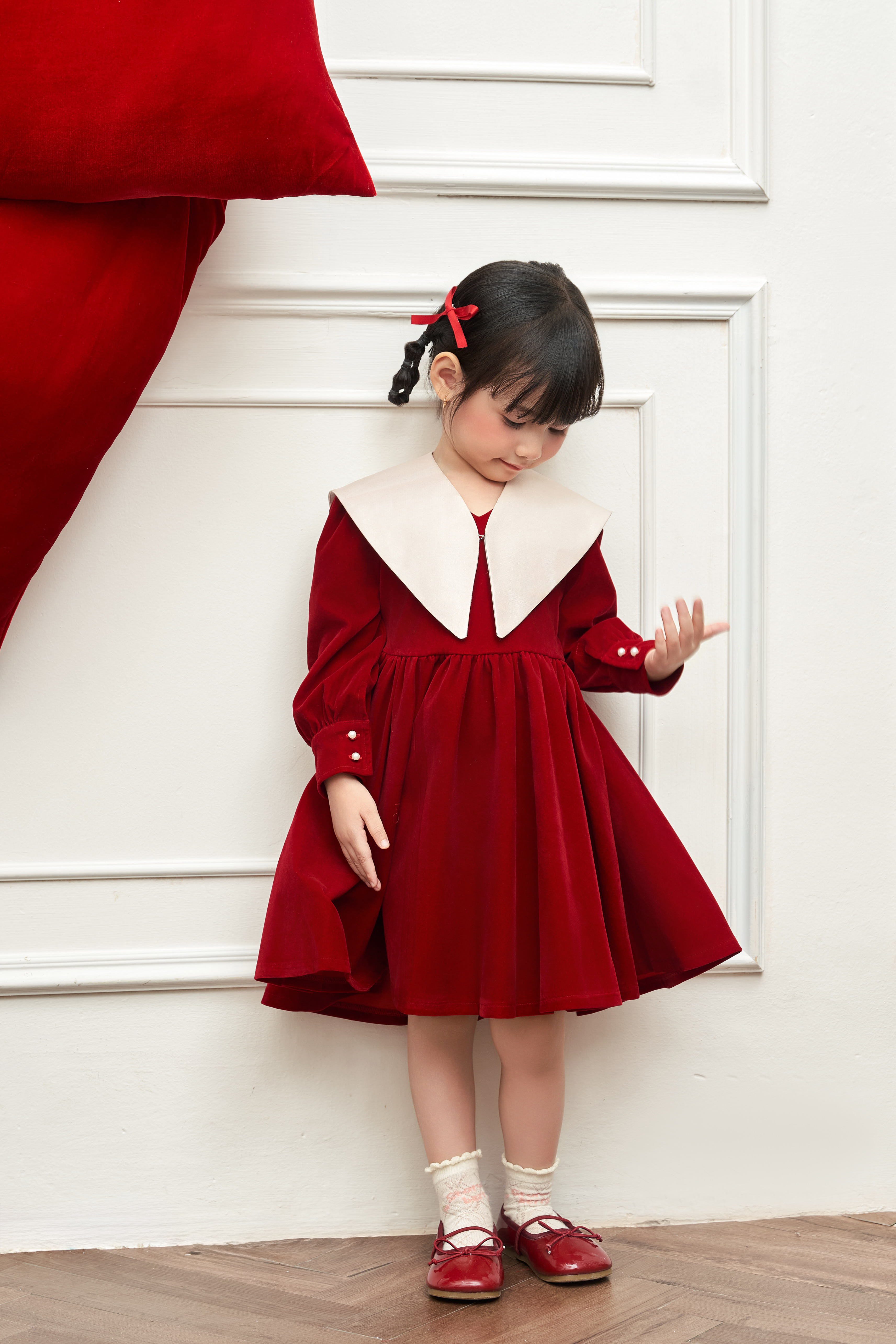 Váy nhung phối cổ rời_thumbnail_2