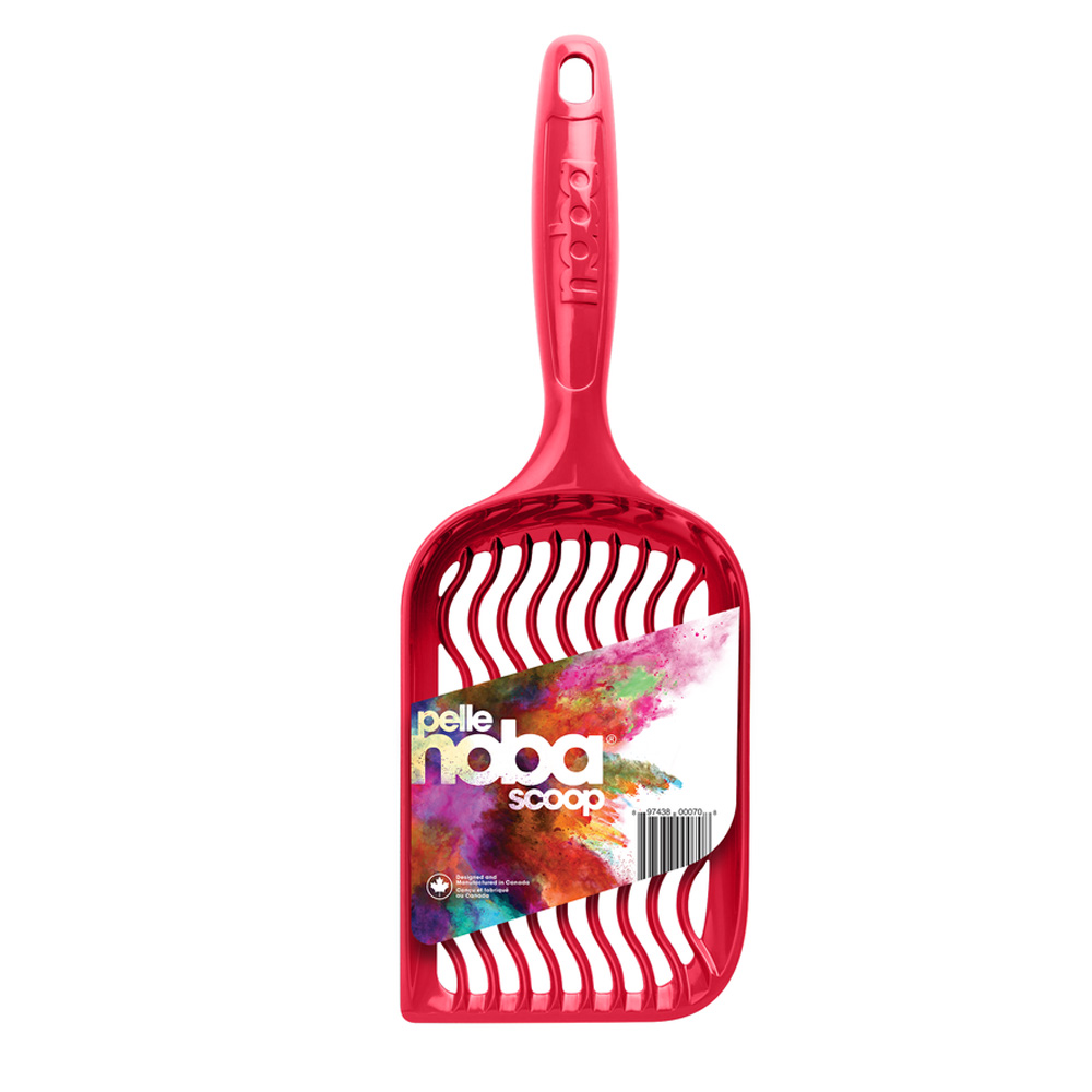Xẻng Noba dọn vệ sinh cho thú cưng bằng nhựa Hồng ngọc