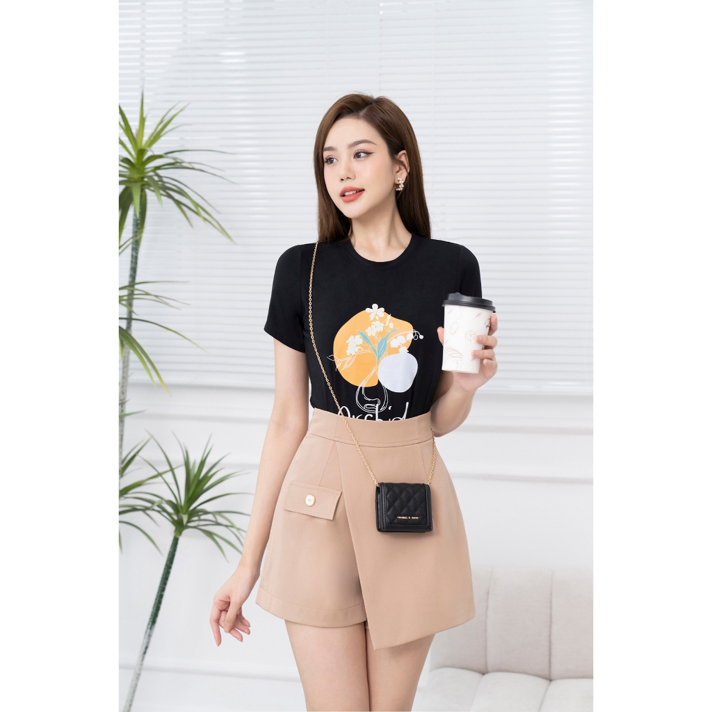 [Form Vừa] Áo thun nữ form vừa in hình - Áo phông nữ Loza XA003_thumbnail_2