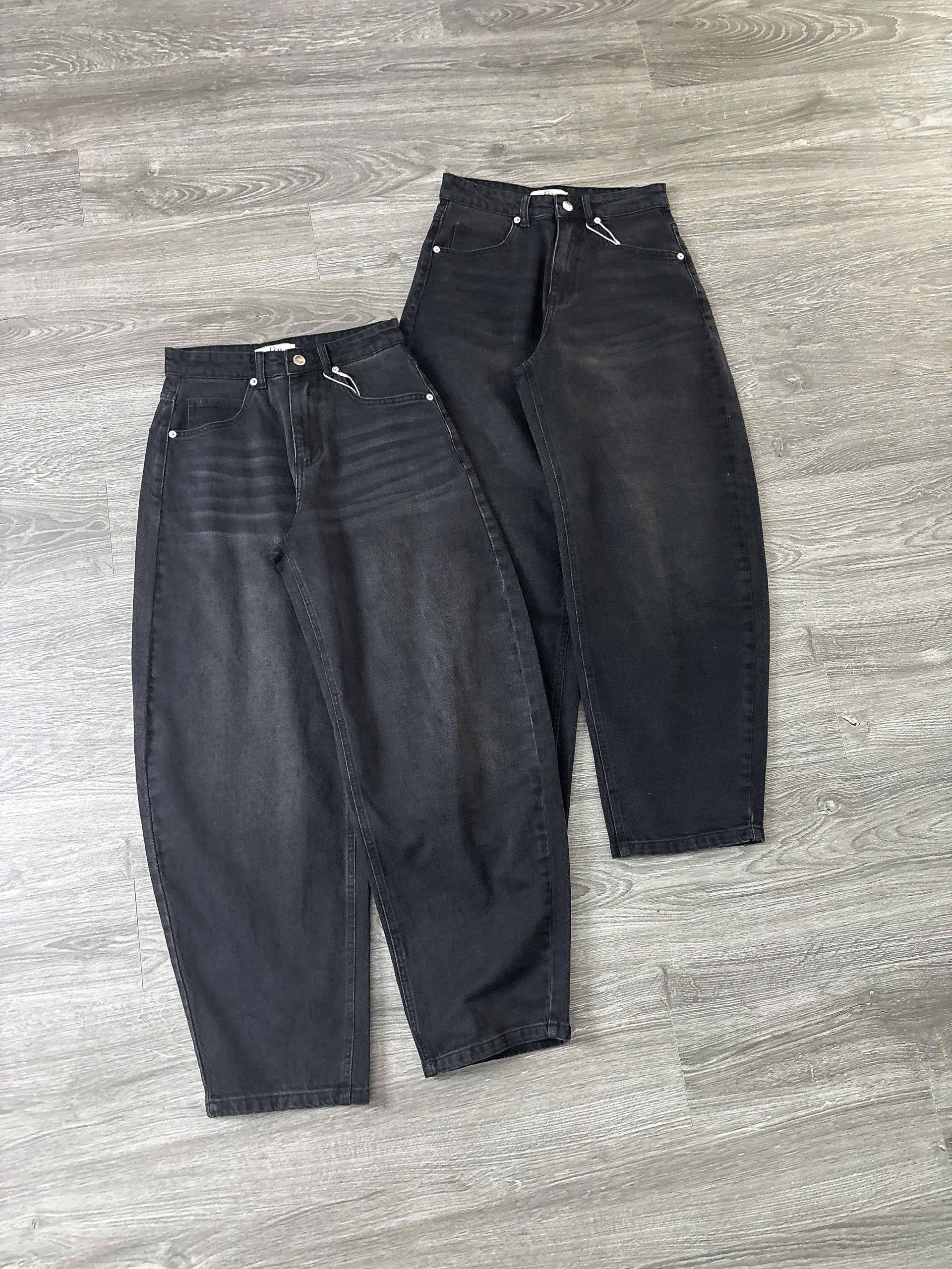 Q353 QUẦN JEAN ỐNG CONG ĐEN_thumbnail_1