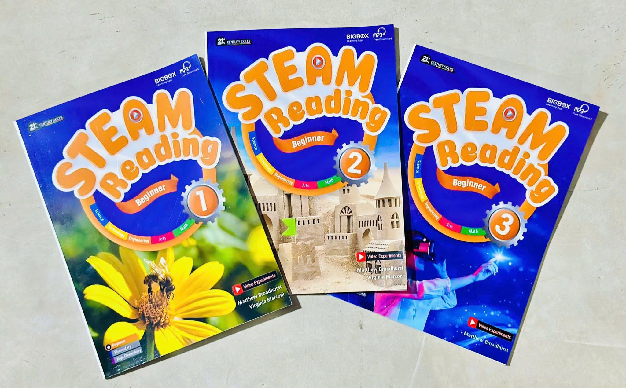 Bộ 3 sách STEAM Reading