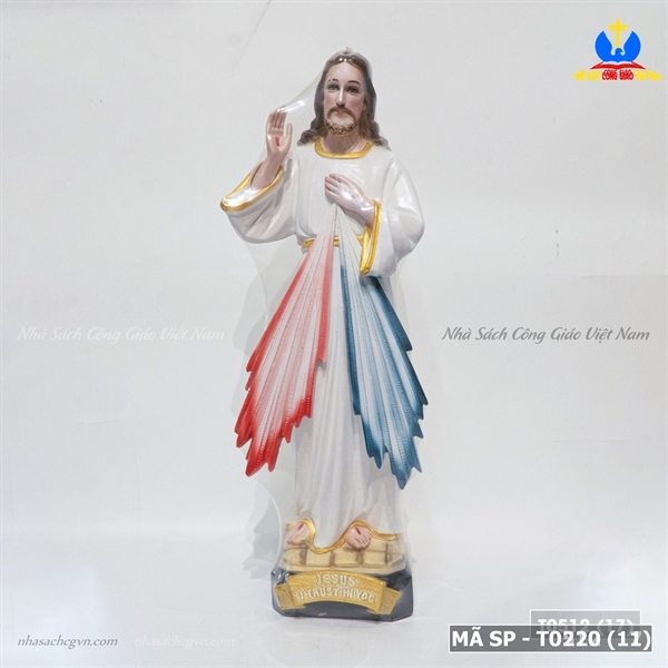 Tượng Chúa Thương xót 50cm cao cấp ✔