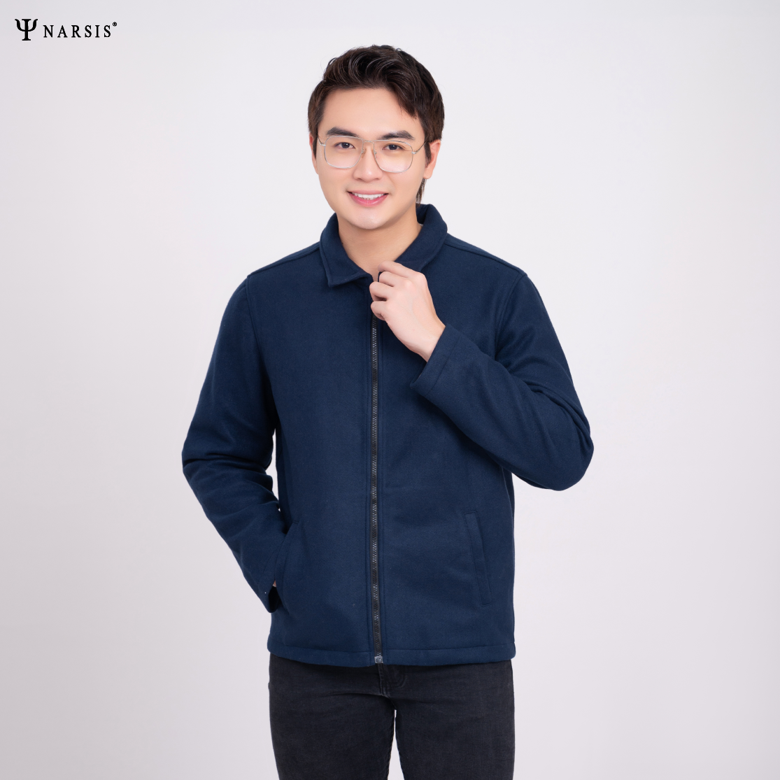 ÁO KHOÁC NAM D9003 NARSIS CHẤT LIỆU THOÁNG MÁT, DỄ CHỊU, THOẢI MÁI CẢ NGÀY, DỄ VẬN ĐỘNG