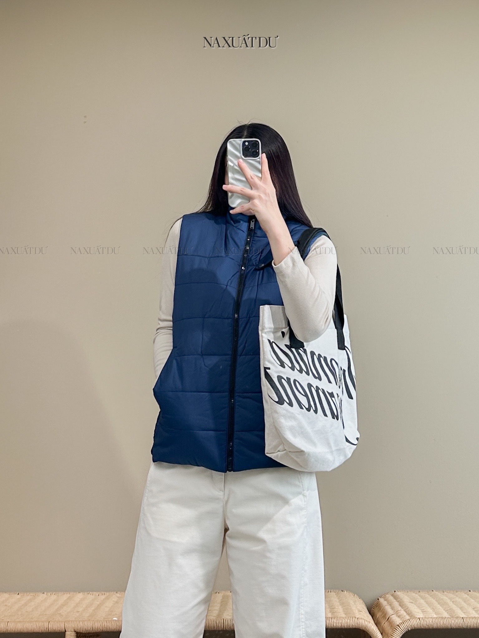 Áo gilet phao " UN " - A650