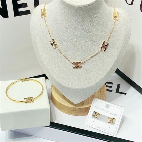 set ba món celine nhiều charm titan.