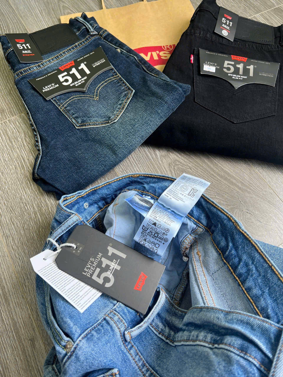 Q351 QUẦN JEAN NAM 3 MÀU (KÈM TÚI GIẤY)_thumbnail_5