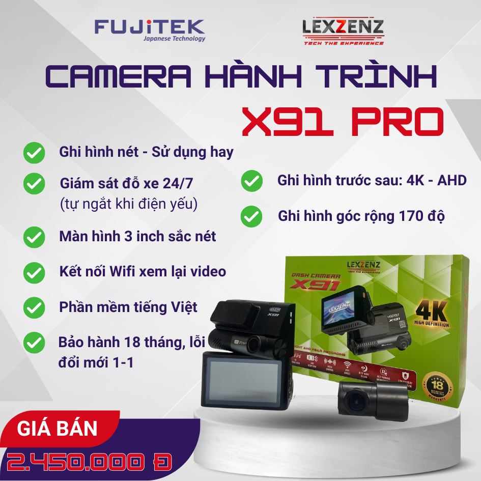 Camera hành trình Lexzenz X91 Pro