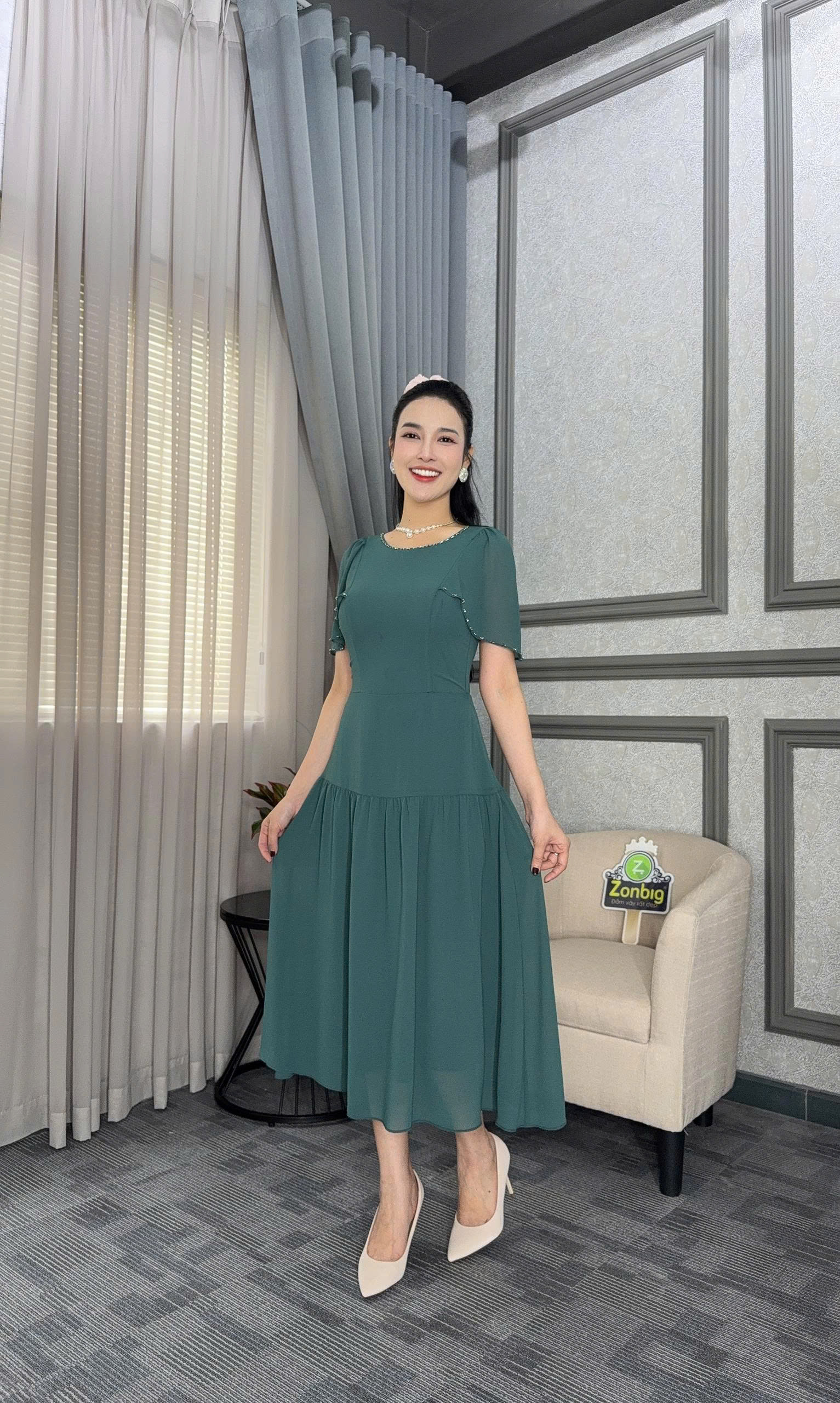 Đầm xòe - Y1982 - Thương hiệu Zonbig_thumbnail_7