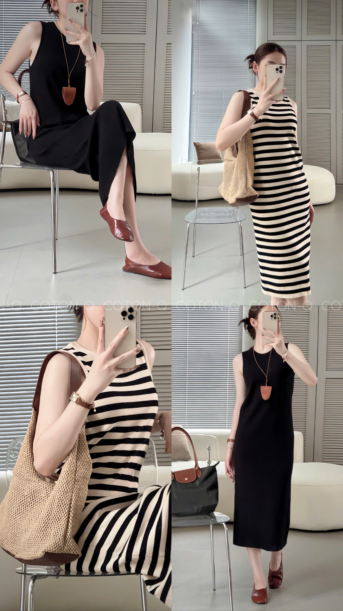 Đầm cotton Q ( ĐEN )_thumbnail_7