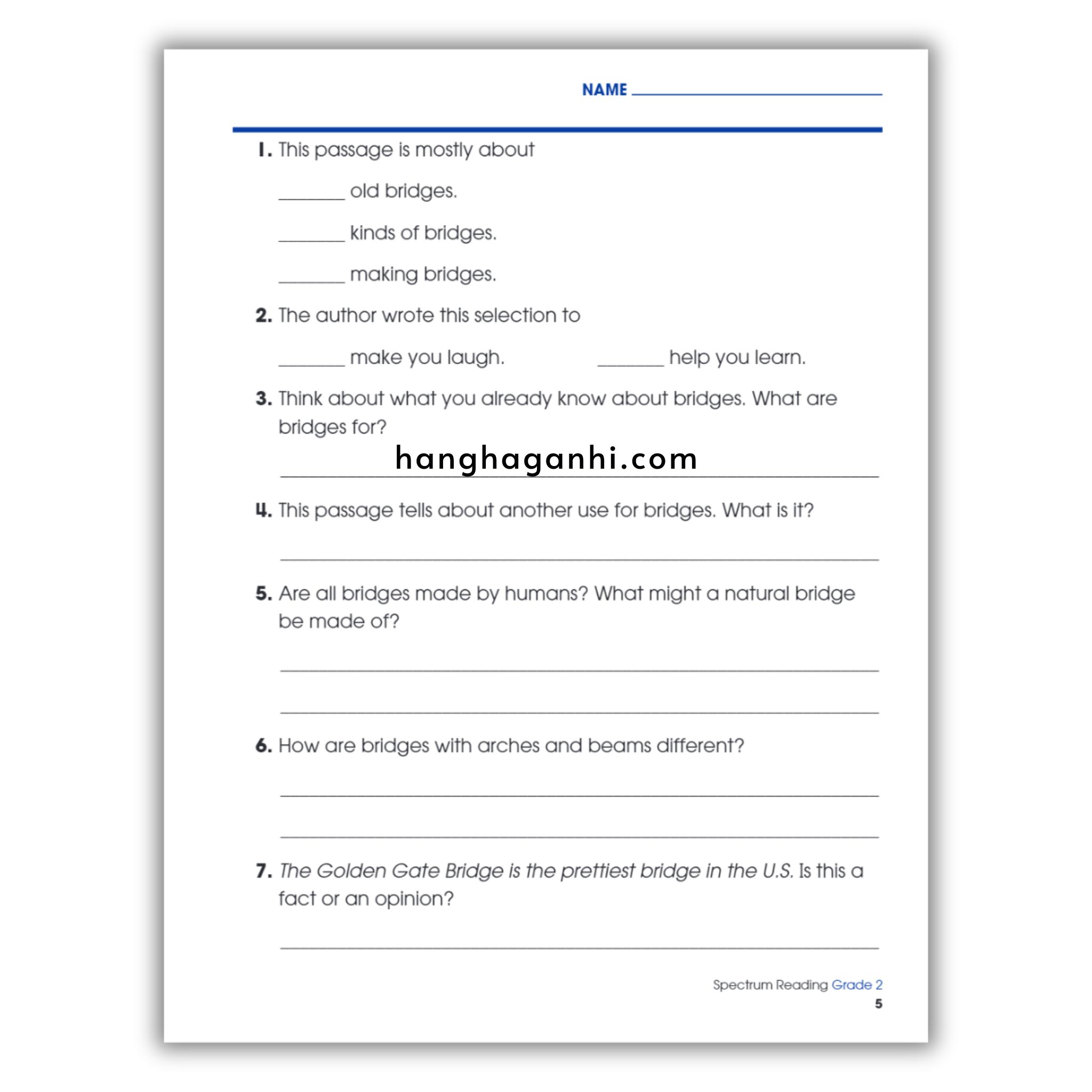 Sách Spectrum Reading Workbook Grade 2_thumbnail_19