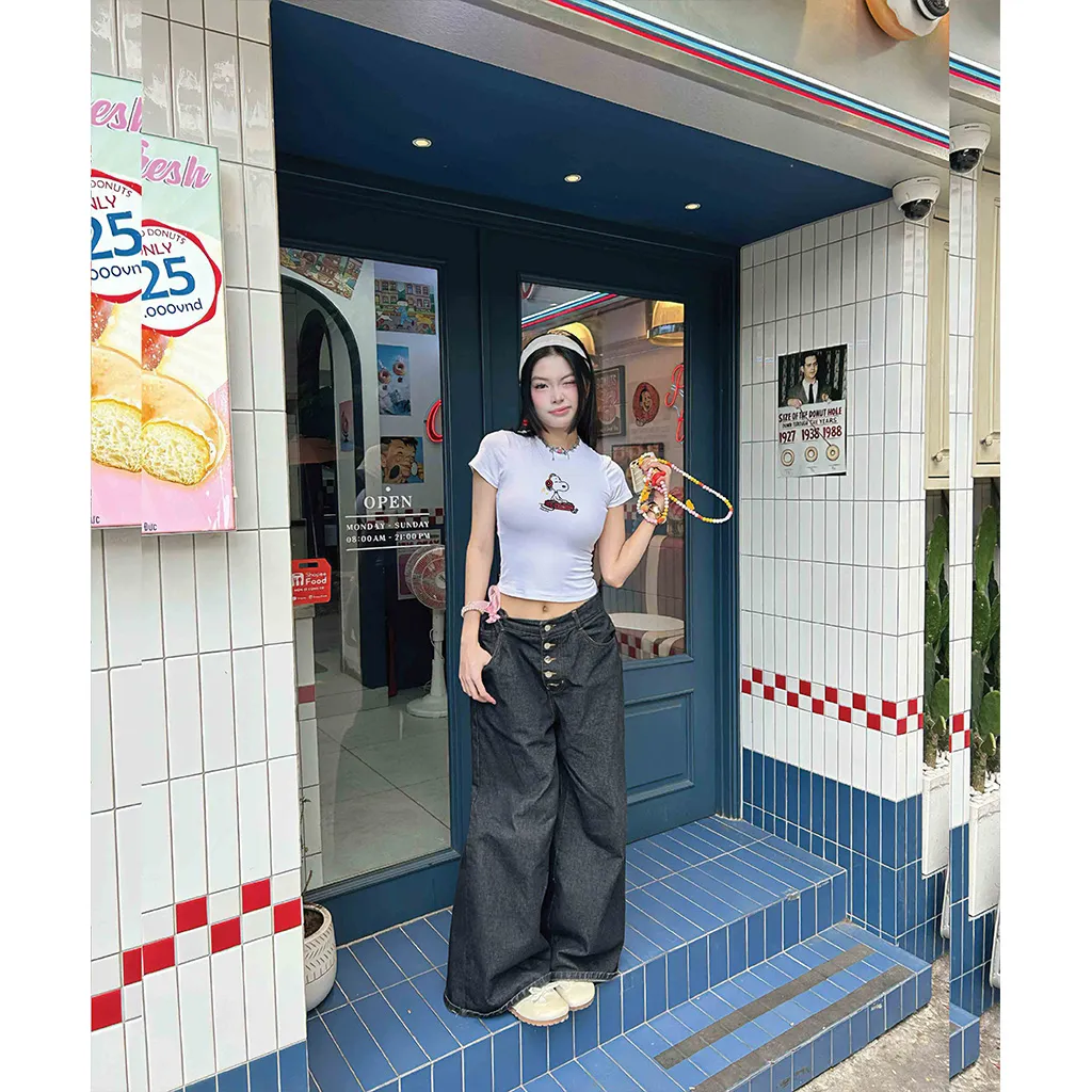 Áo baby tee Snoopy Beezy 3330 slim fit tôn dáng_thumbnail_3