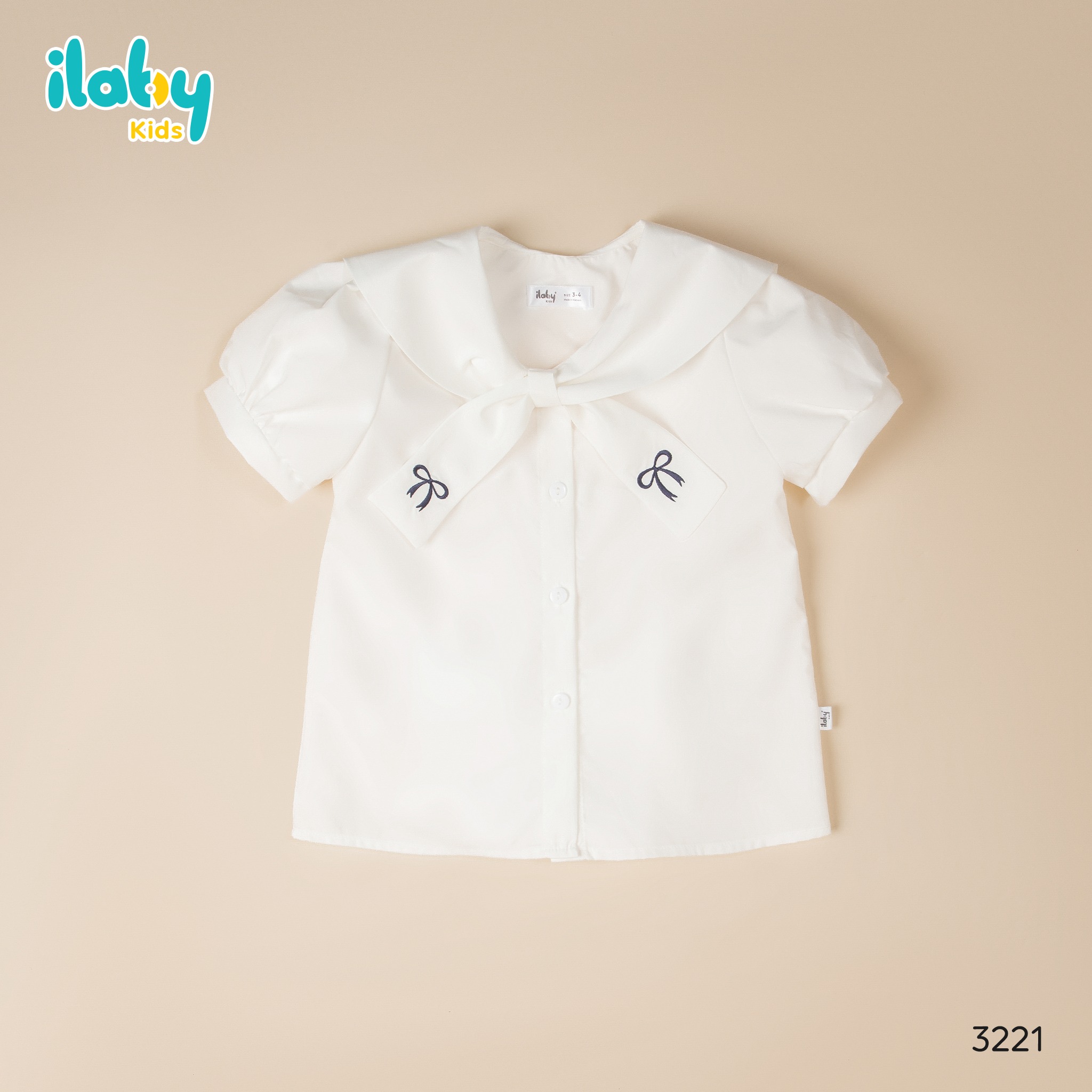 Áo sơ mi cổ thủy thủ cài nơ