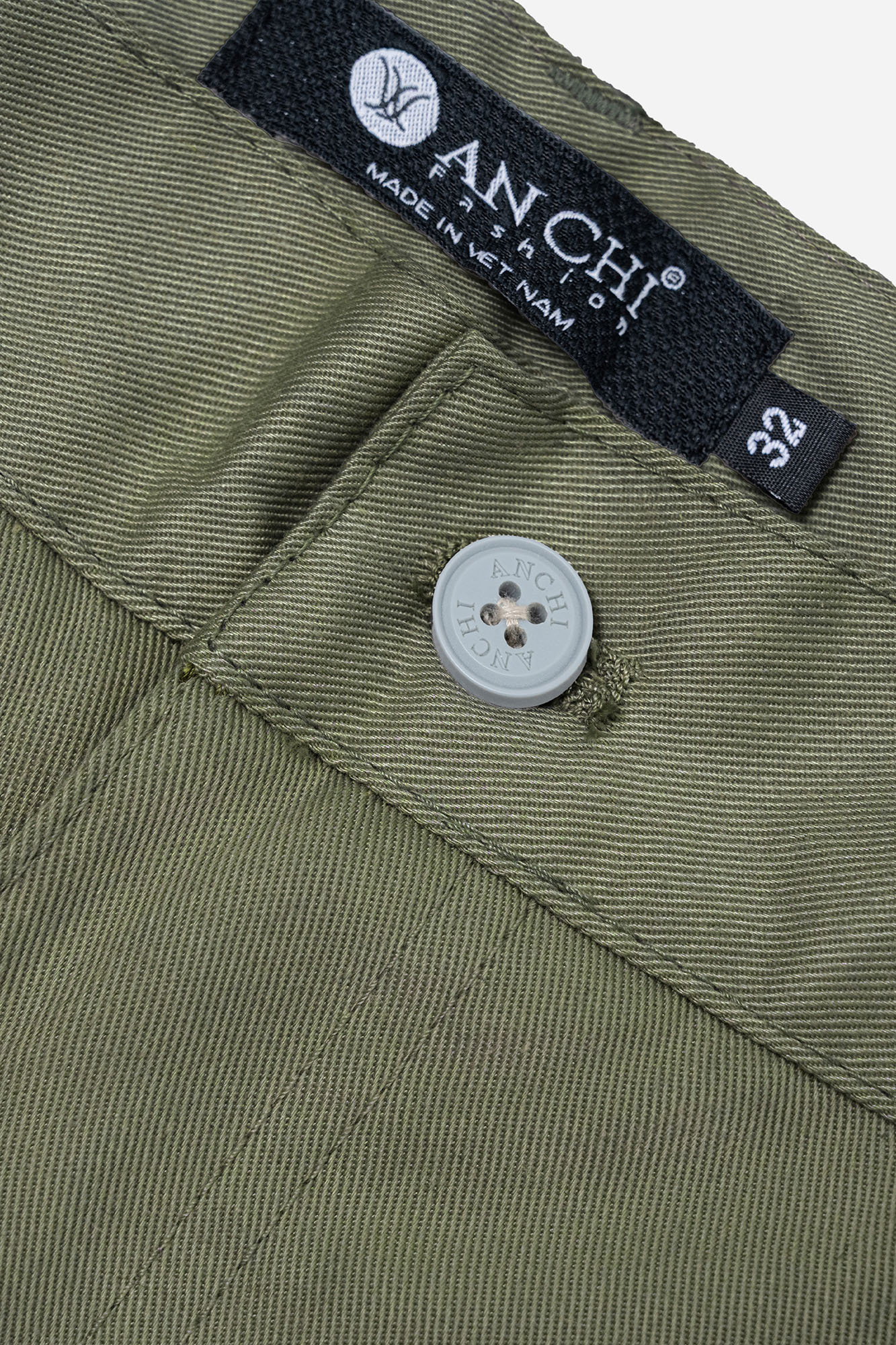 Quần Soọc Kaki 2 Li Nam Trung Niên ANCHI Dáng Suông Dài Qua Gối Màu Đen_thumbnail_28