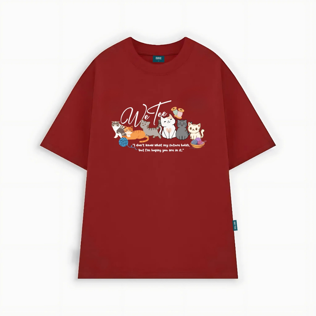 Áo thun nữ form rộng Happy Cats local brand WE TEE unisex nam nữ - WU0983_thumbnail_4