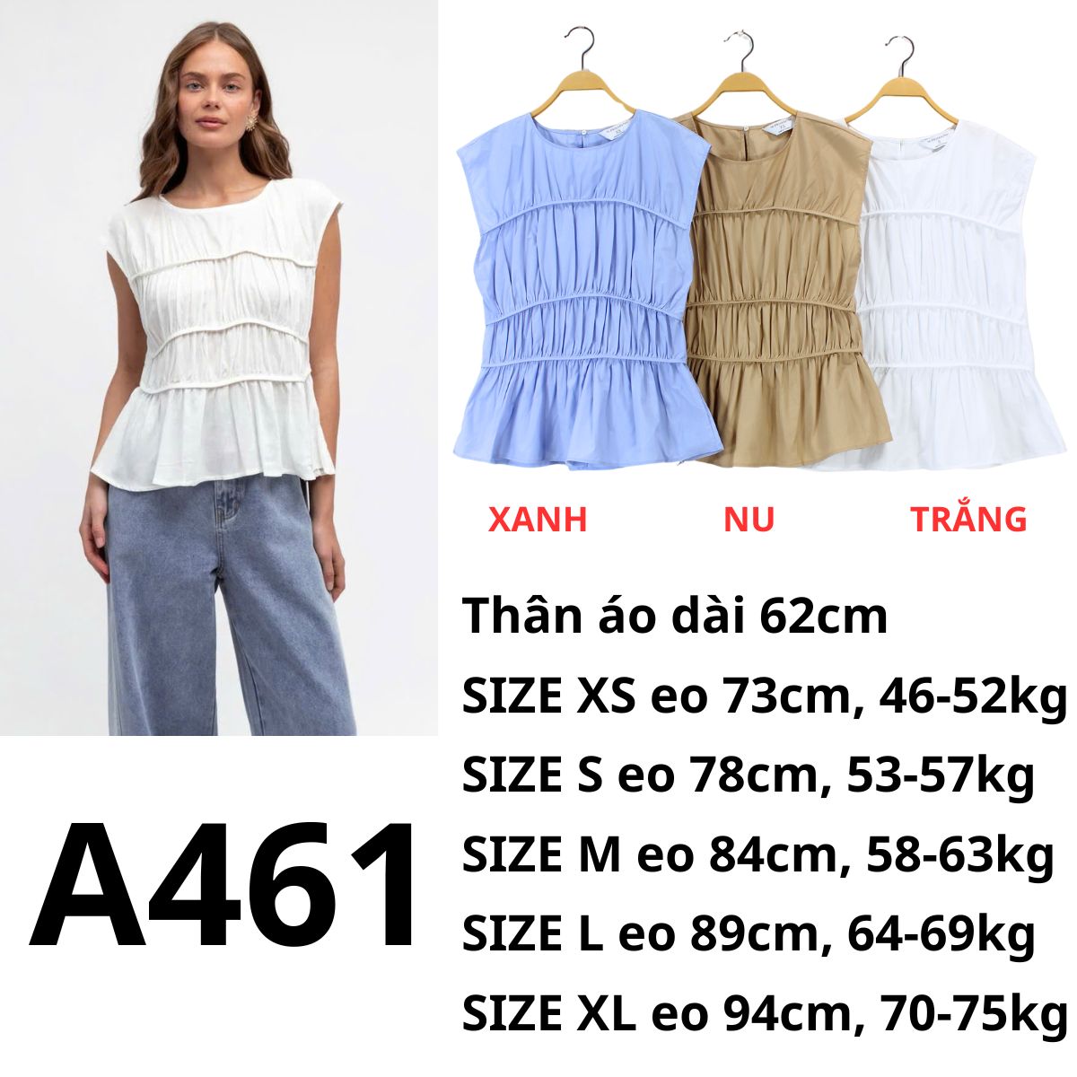 A461 - Áo kiểu PR