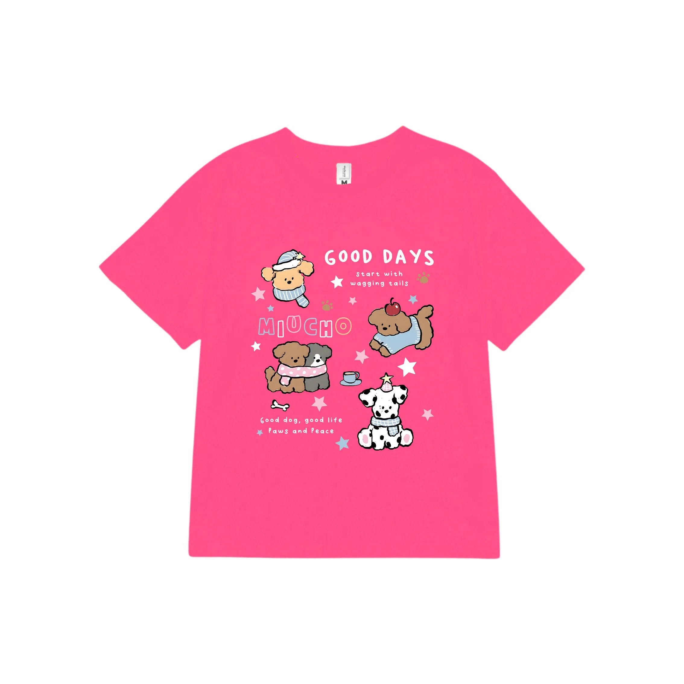 Áo baby tee nữ Miucho vải cotton 2 chiều dày dặn thoáng mát Good Days in mix nhiều màu 2739_thumbnail_11