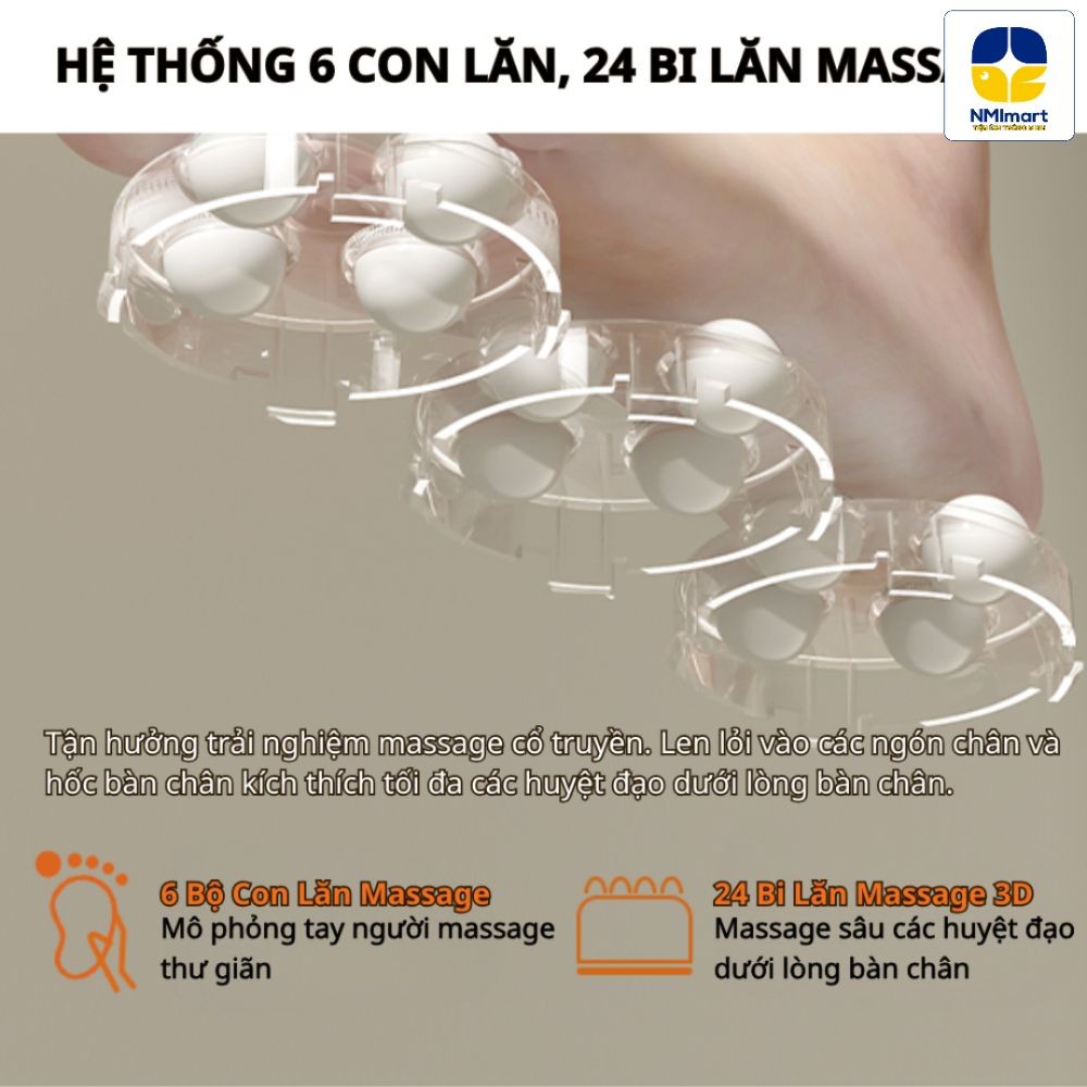 Bồn Ngâm Chân Massage Delax Thư Giãn, Bấm Huyệt, Ngâm Chân Thảo Dược, Thải Độc Tăng Cường Sức Khỏe_thumbnail_5