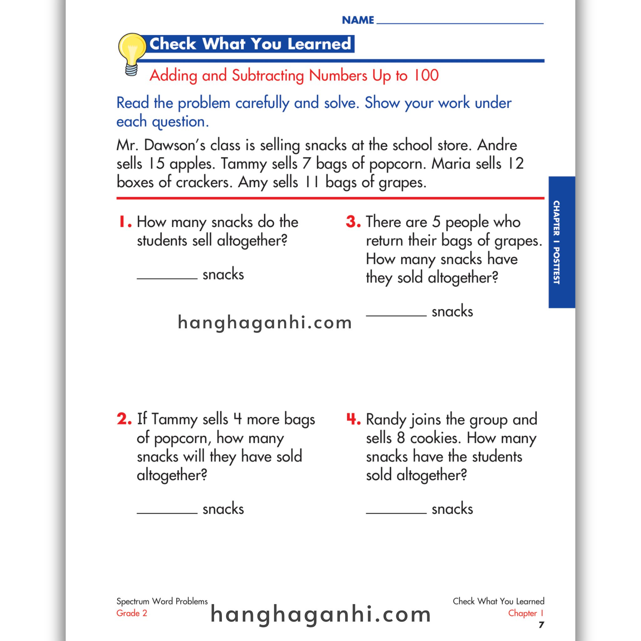 Sách Spectrum Word Problems Workbook Grade 2_thumbnail_13
