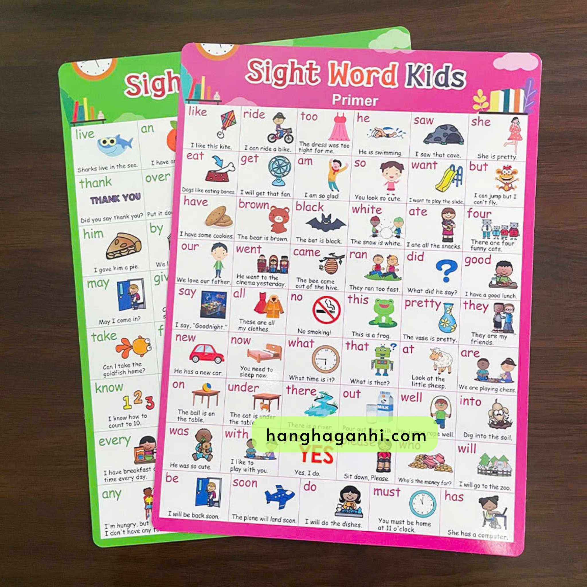 Tranh treo tường dạy bé học 220 Sightwords_thumbnail_9
