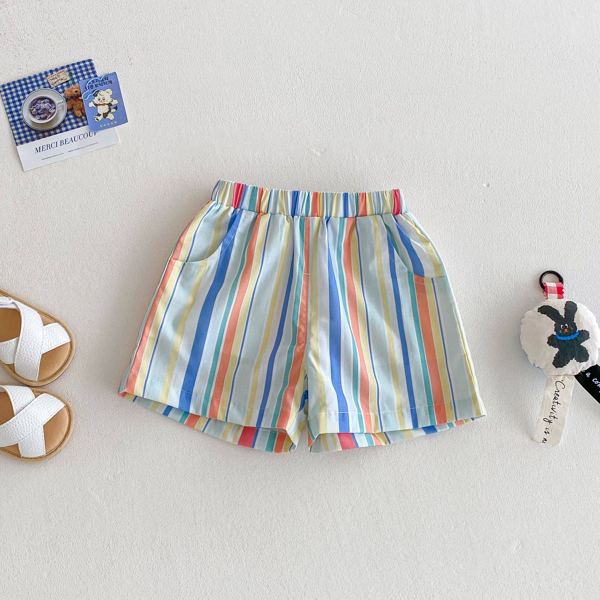 🌈 BỘ ĐỒ MÙA HÈ CHO BÉ – ÁO IN HÌNH HAMBURGER + QUẦN SỌC CẦU VỒNG_thumbnail_7